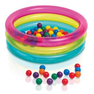 Täispuhutav mänguaedik pallidega 86 x 25 cm INTEX 48674