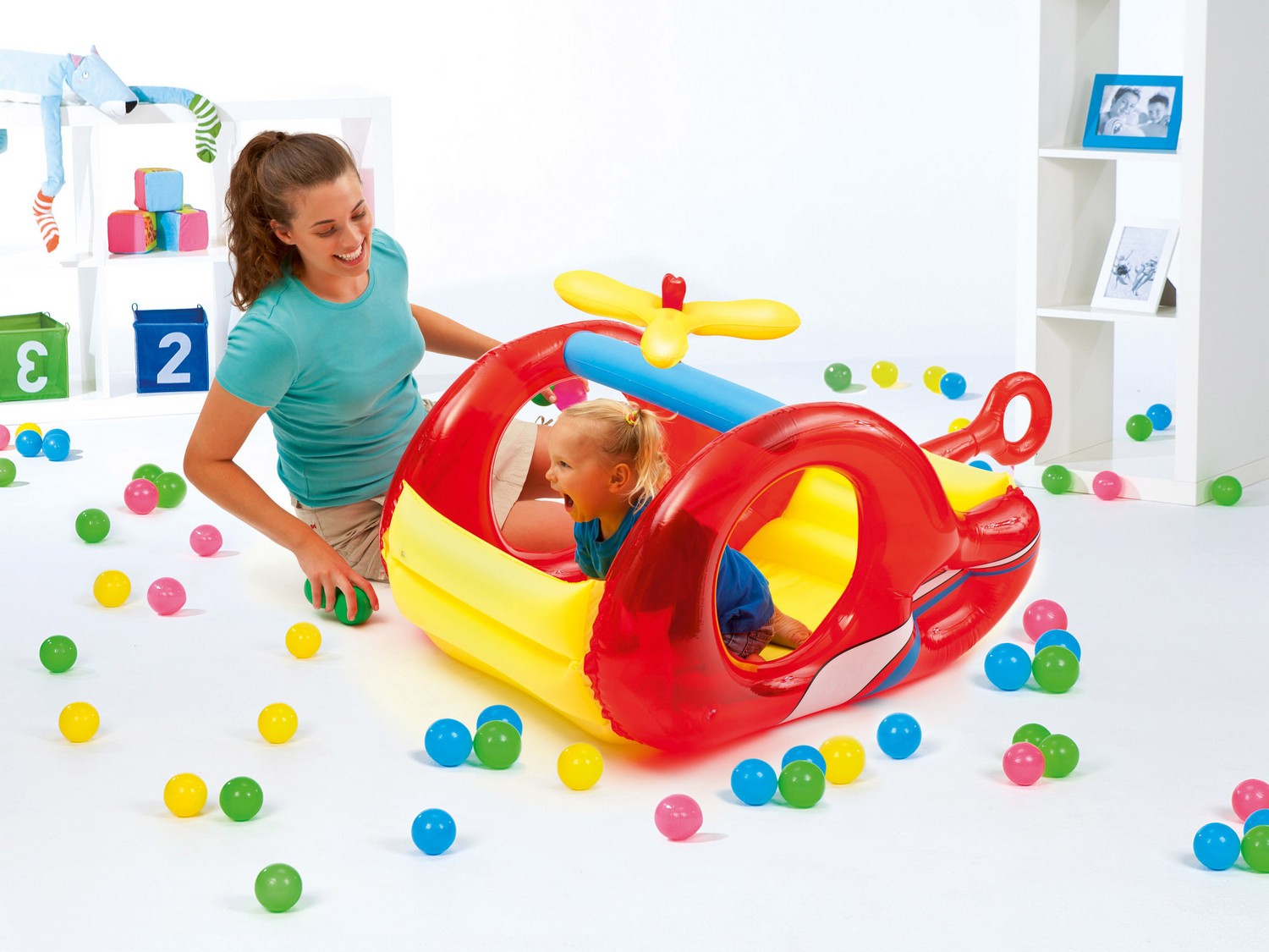 Helikopteri mänguaedik + 50 palli Bestway 52183 - Image 3