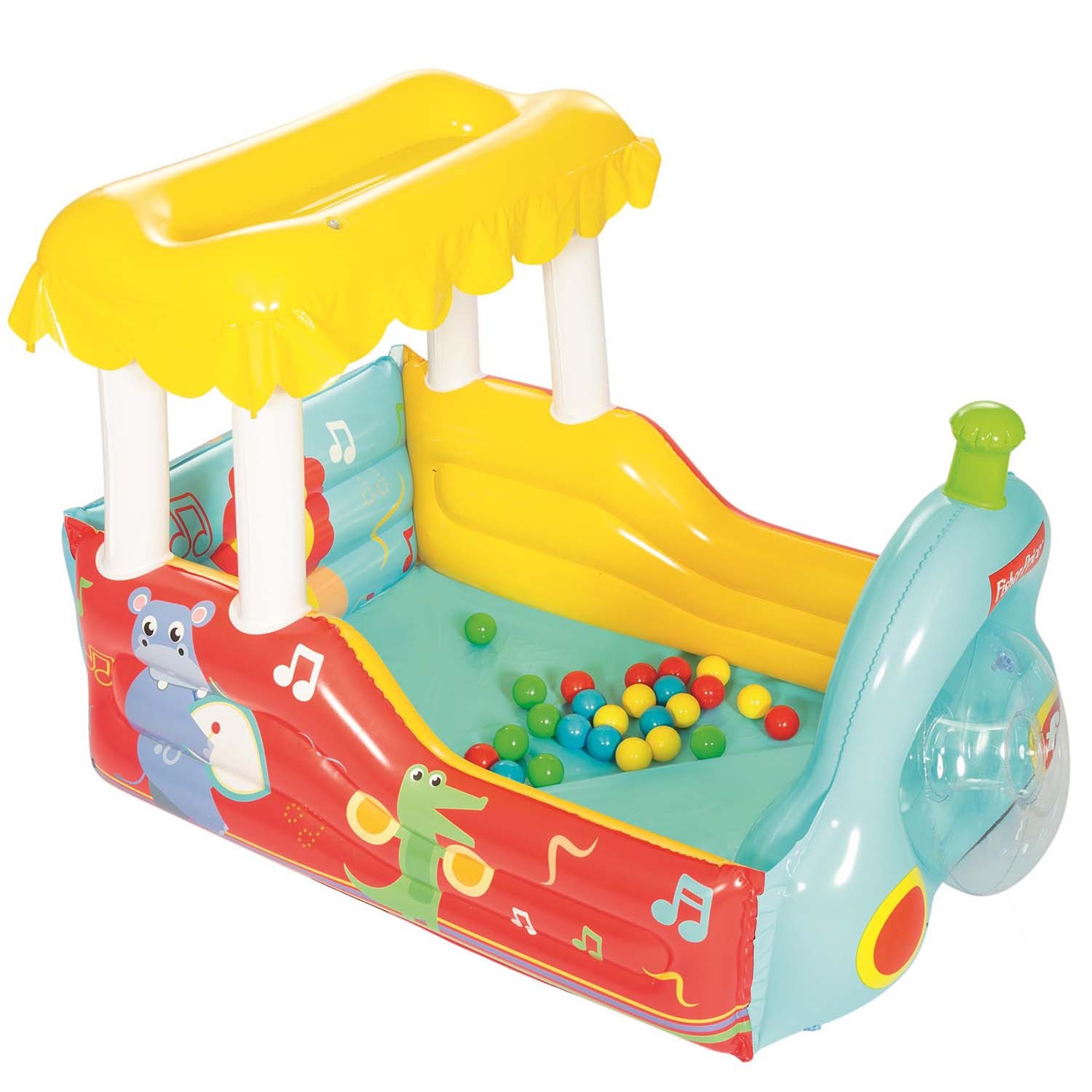 Fisher-Price Bestway 93537 rongimänguaedik + pallid