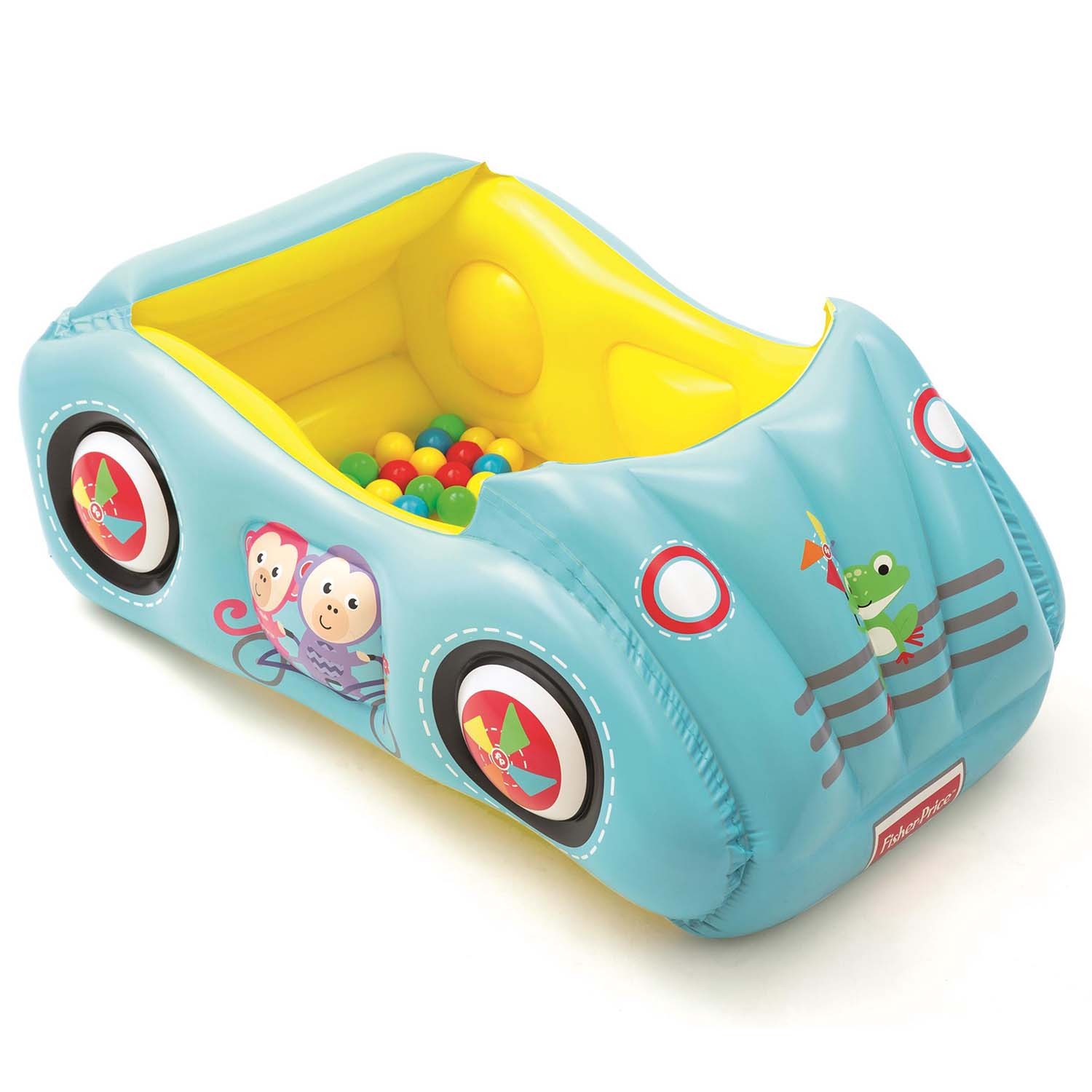 Fisher-Price Bestway 93535 automänguaedik + pallid