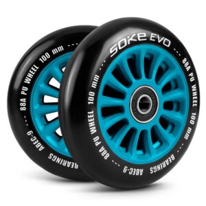 Tõukeratta rattad 100 mm sinised 2 tk