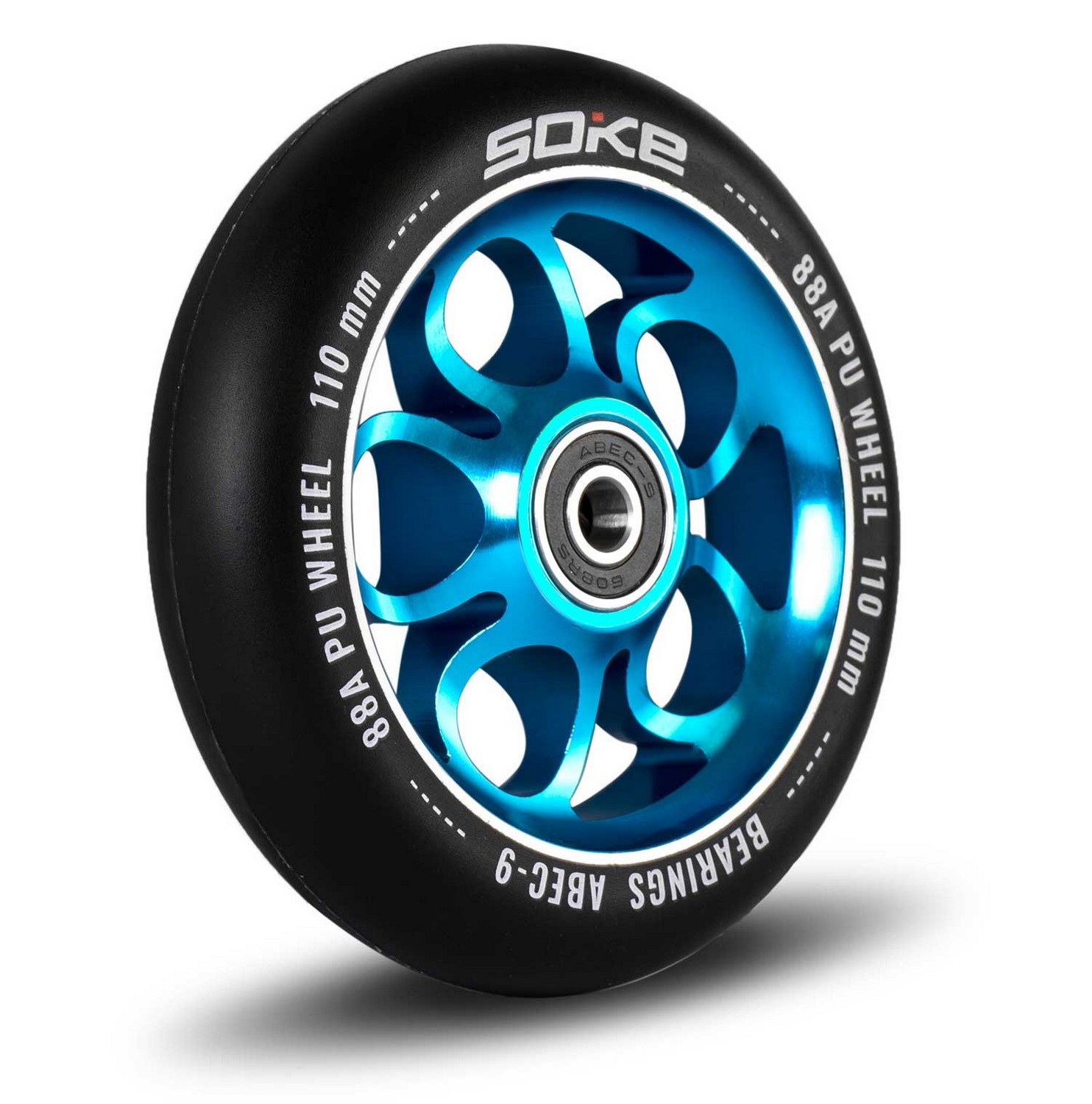 Tõukeratta rattad 110 mm sinised 2 tk - Image 4