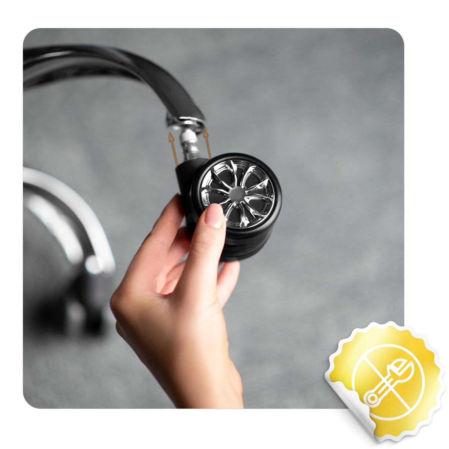 Mustad kummist rattad Sofotel tugitoolidele, 5 tk. - Image 11