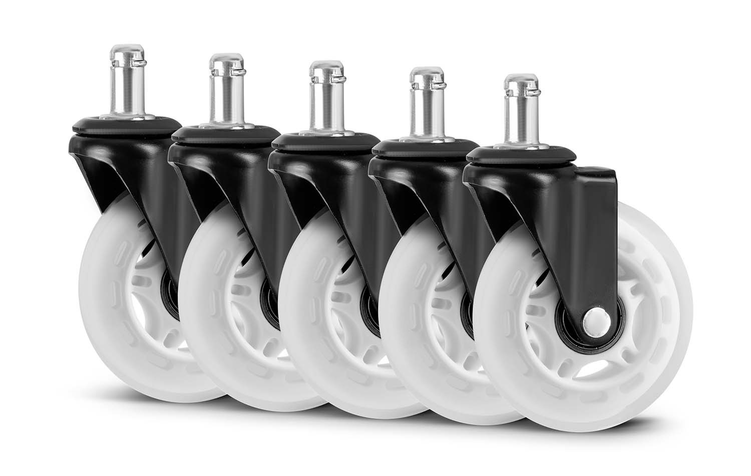 Läbipaistvad kummist rattad Sofotel tugitoolidele, 5 tk. - Image 10