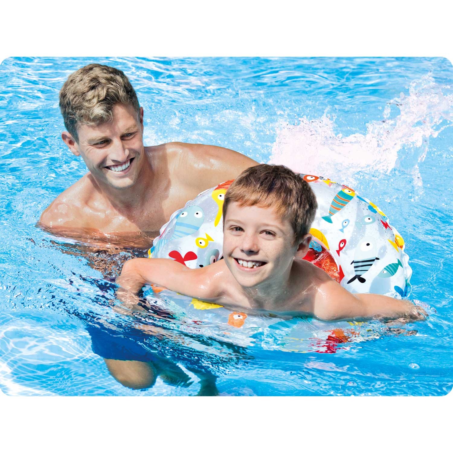 Kala ujumisrõngas 61 cm INTEX 59241 - Image 2