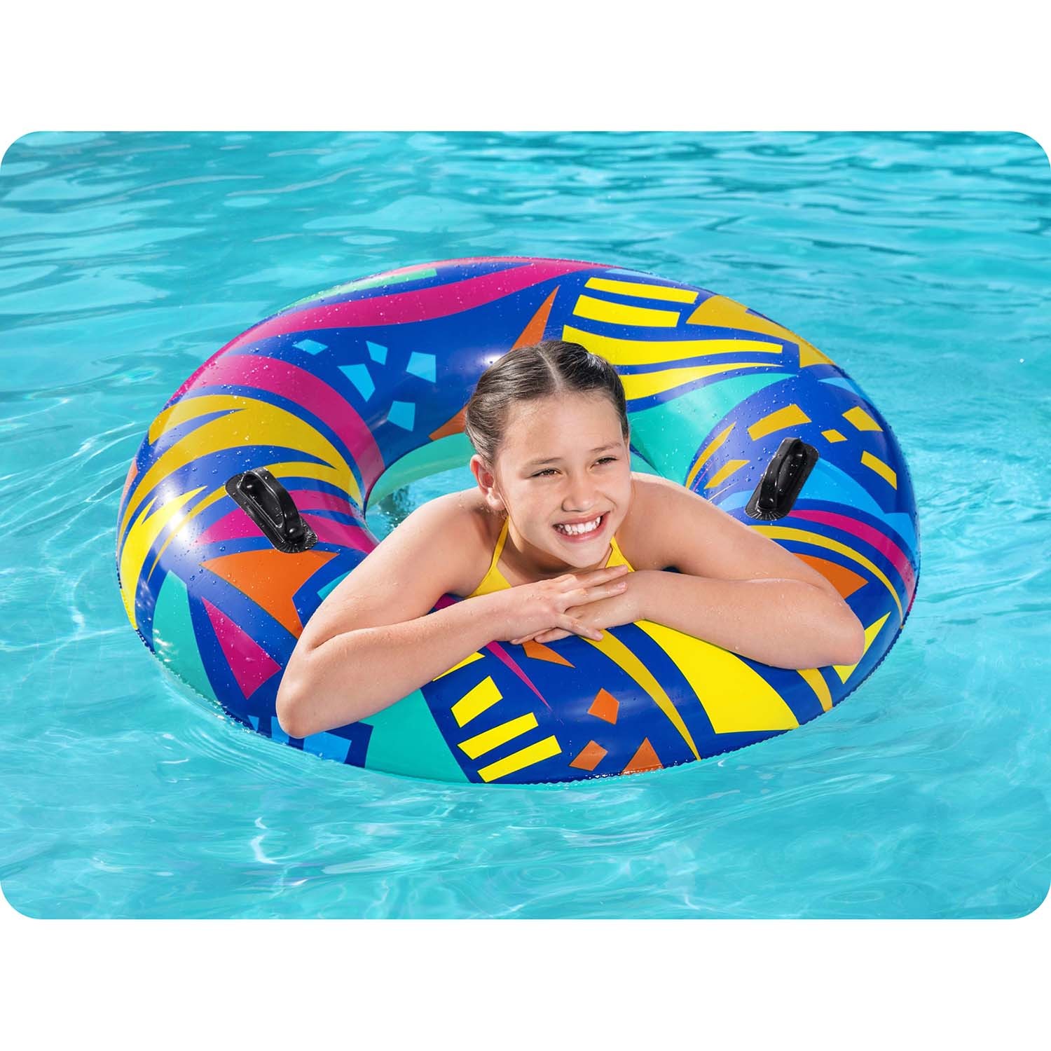 Ujumisrõngas 107cm Bestway 36228 valge - Image 11