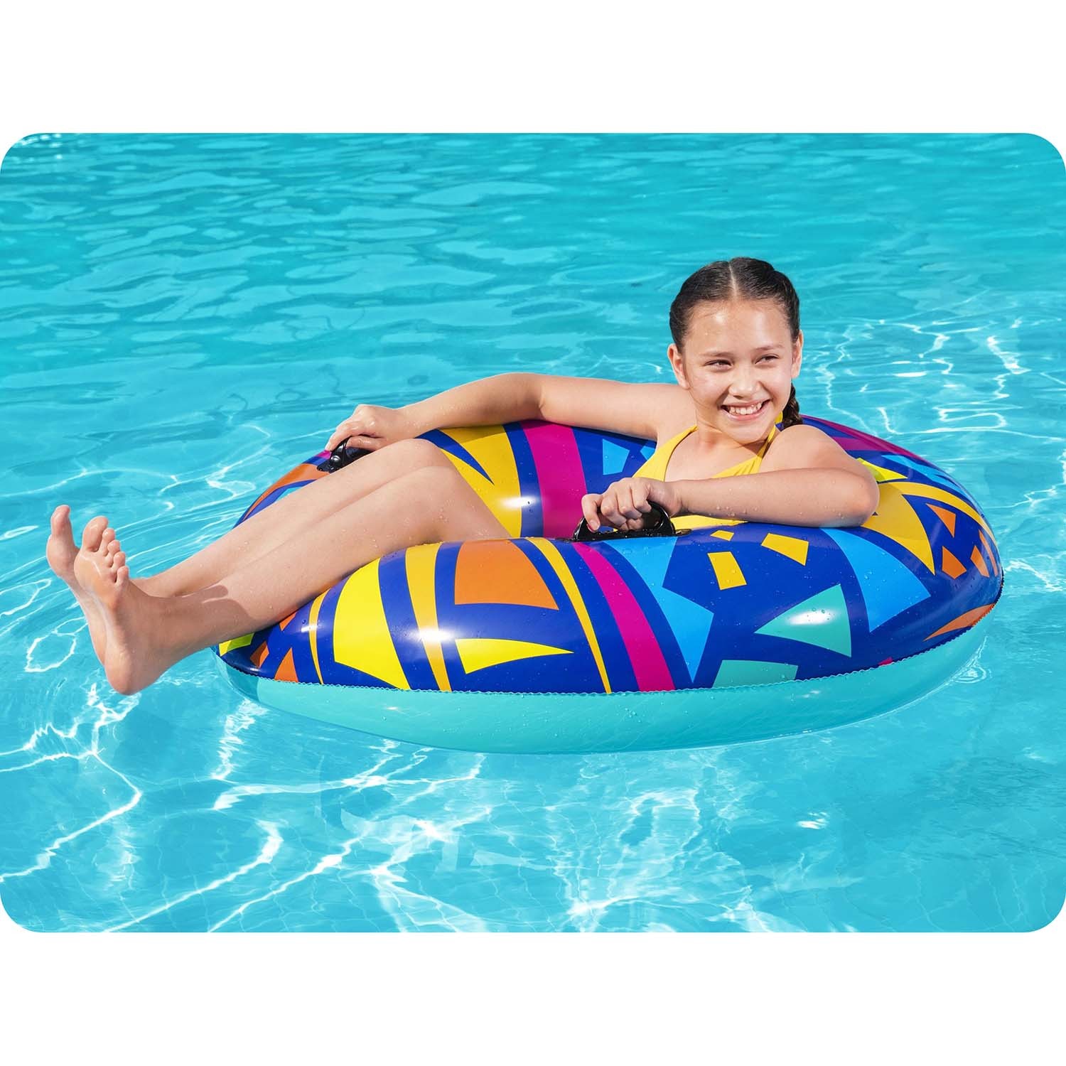 Ujumisrõngas 107cm Bestway 36228 valge - Image 7