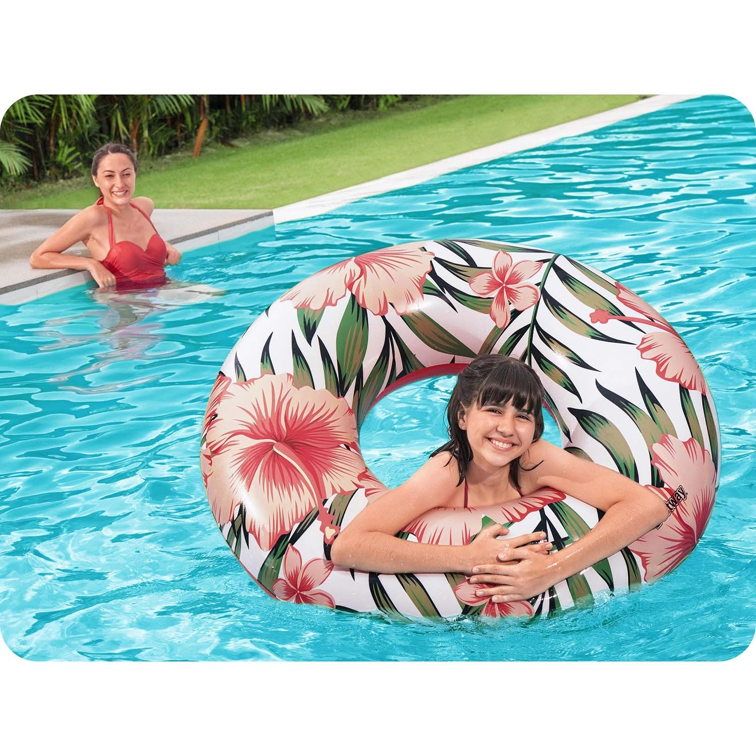 Ujumisrõngas 119cm Bestway 36237 roosa - Image 8