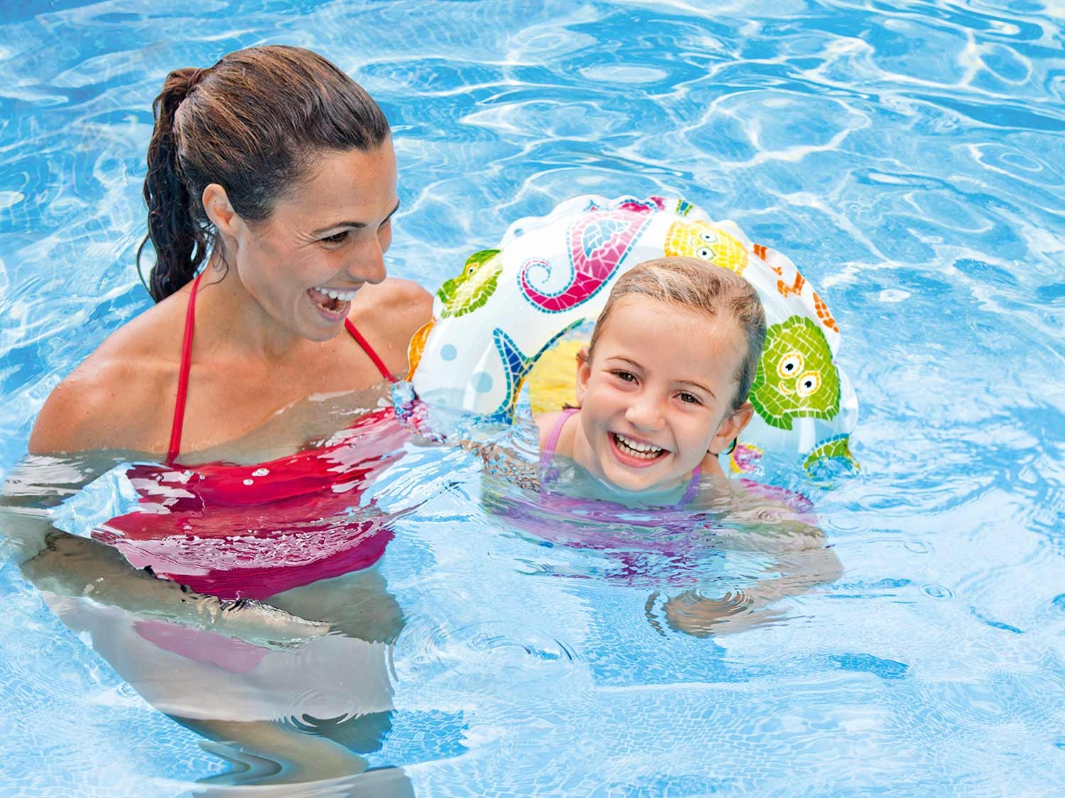 Ujumisrõngas, kolm mustrit, 51 cm, INTEX 59230, kala - Image 5