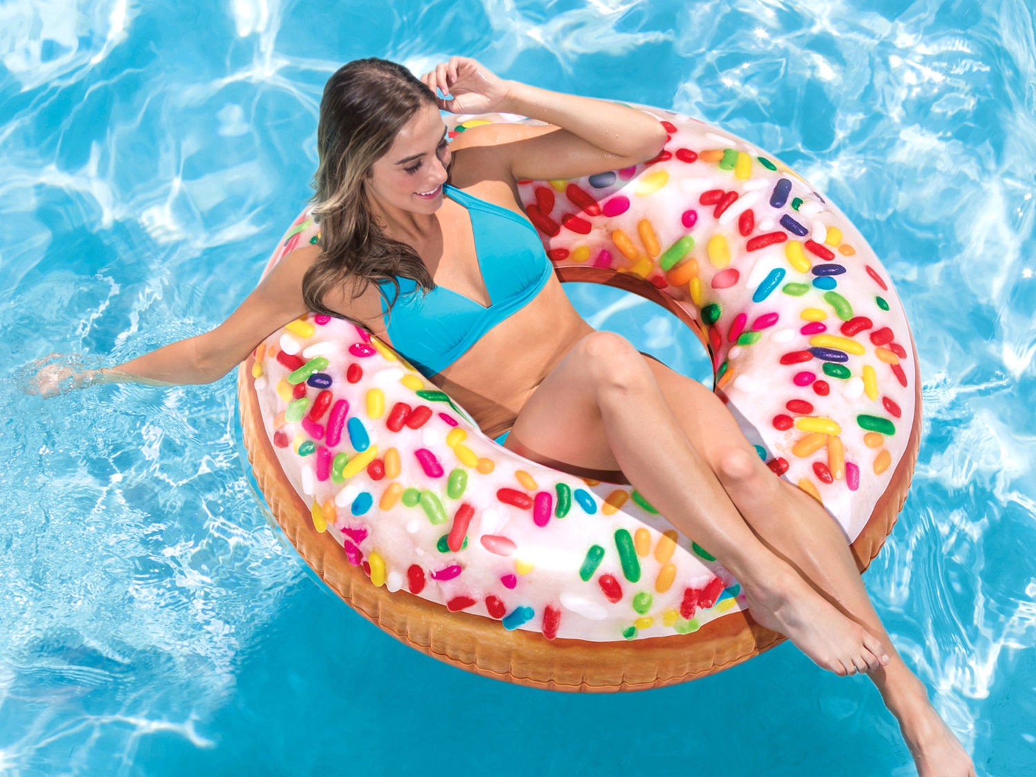 Sõõrikukujuline ujumisrõngas 99 cm INTEX 56263 - Image 2