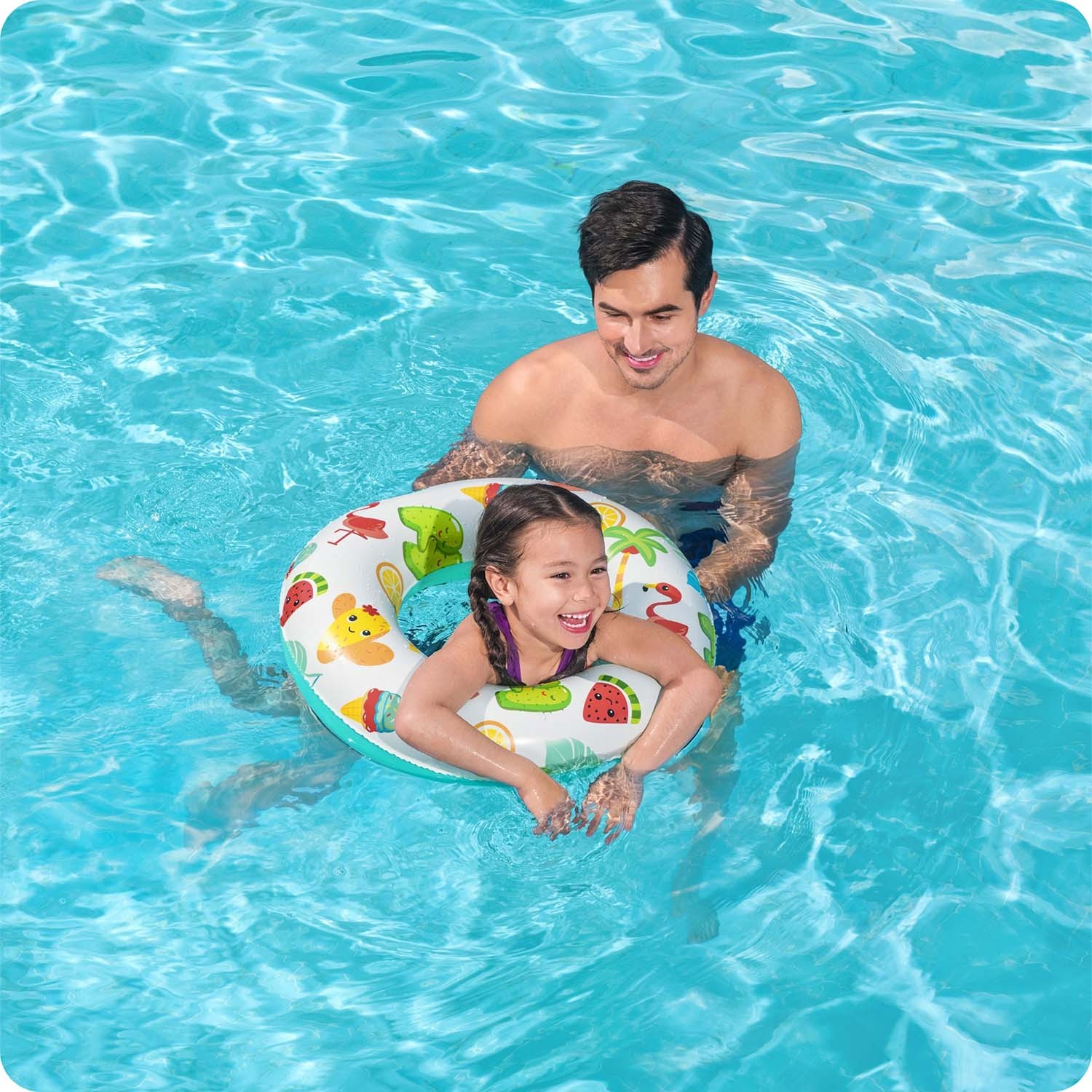 Kaktusekujuline ujumisrõngas 61 cm Bestway 36014 - Image 5