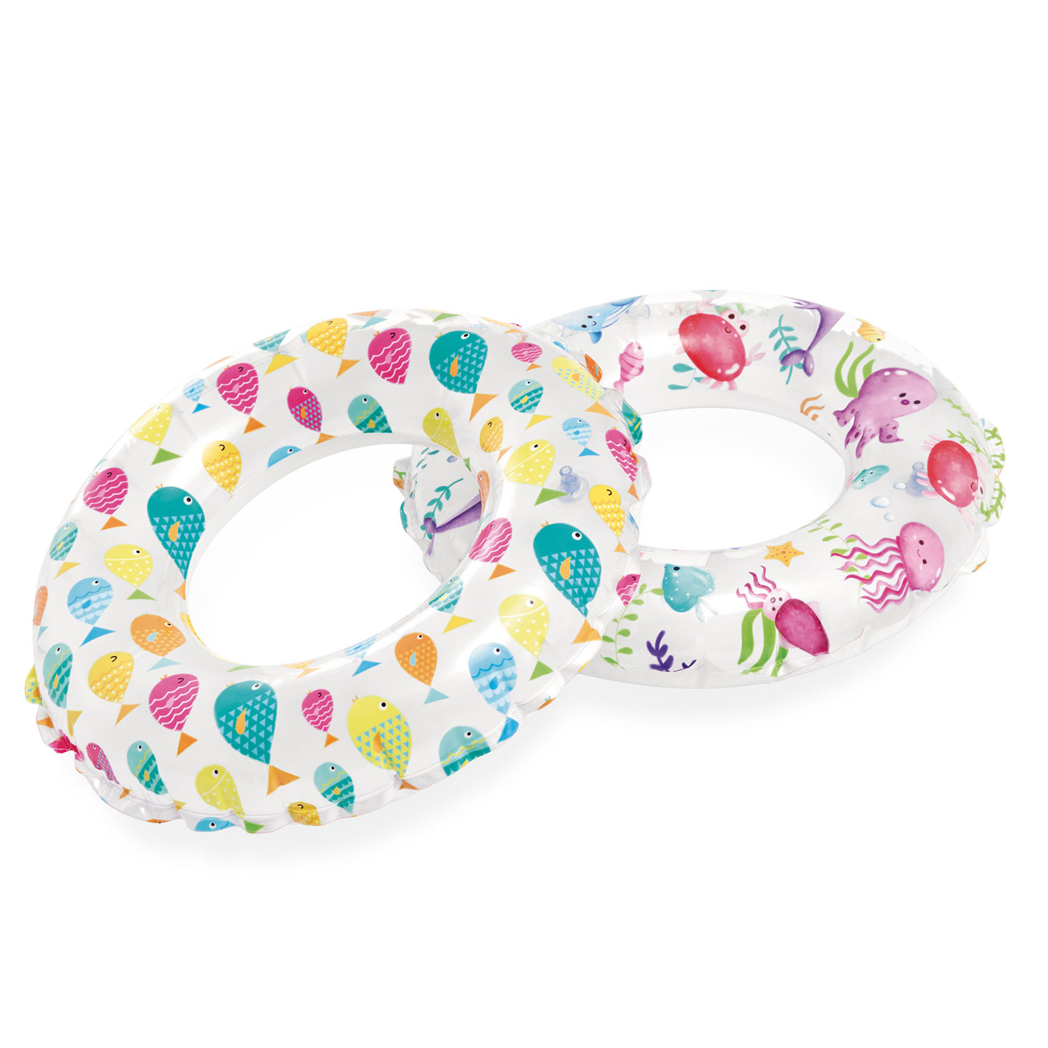 Värviliste kalade ujumisrõngas 61 cm INTEX 59241 - Image 5
