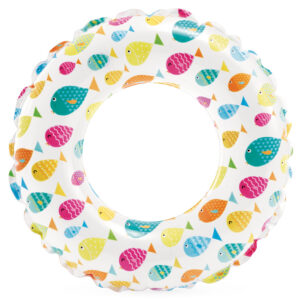 Värviliste kalade ujumisrõngas 61 cm INTEX 59241