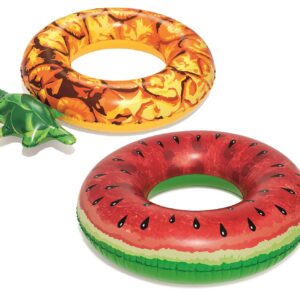 Puuviljaujumisrõngas 2 mustriga Bestway 36121 ananass