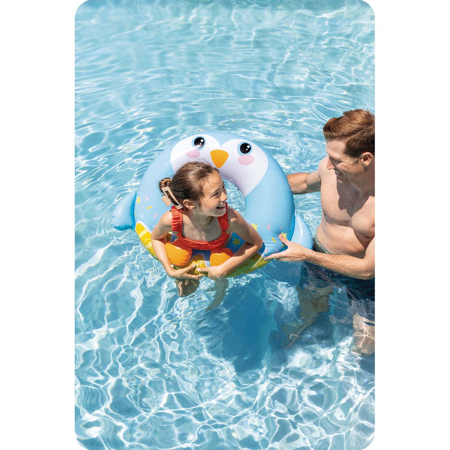 Pingviiniujumisrõngas 81 cm INTEX 59266 - Image 5