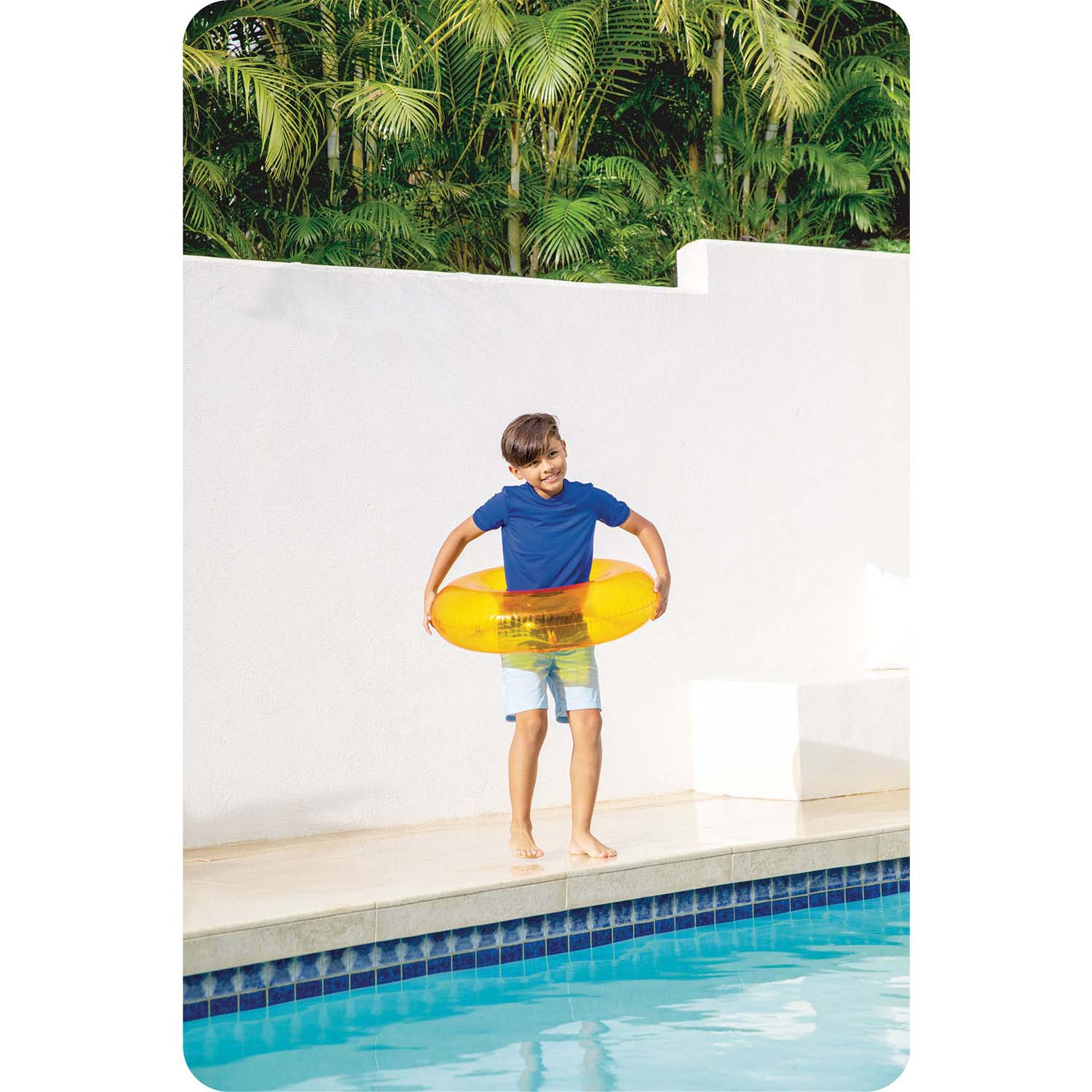 Oranž ujumisrõngas 76 cm INTEX 59260 - Image 4