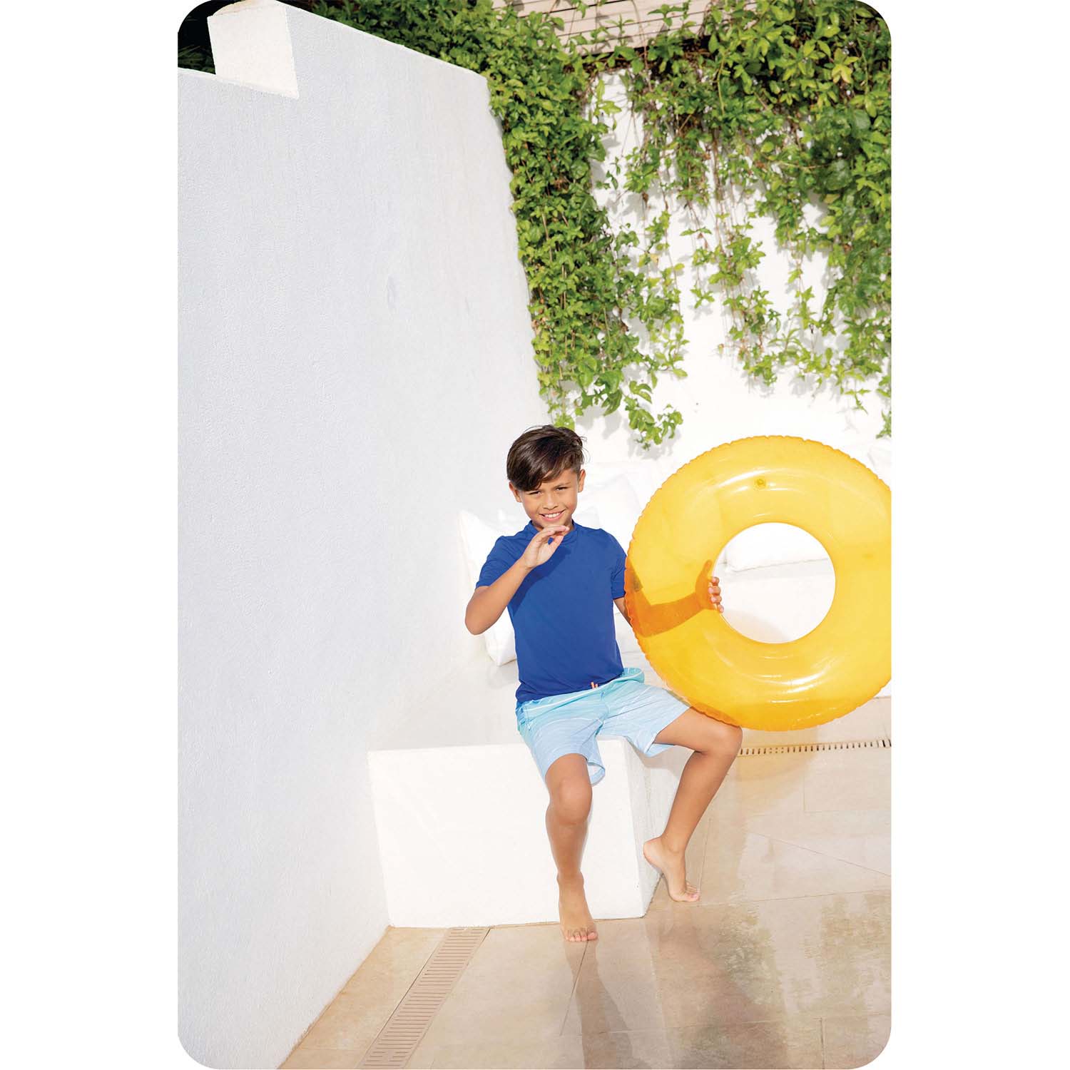 Oranž ujumisrõngas 76 cm INTEX 59260 - Image 8