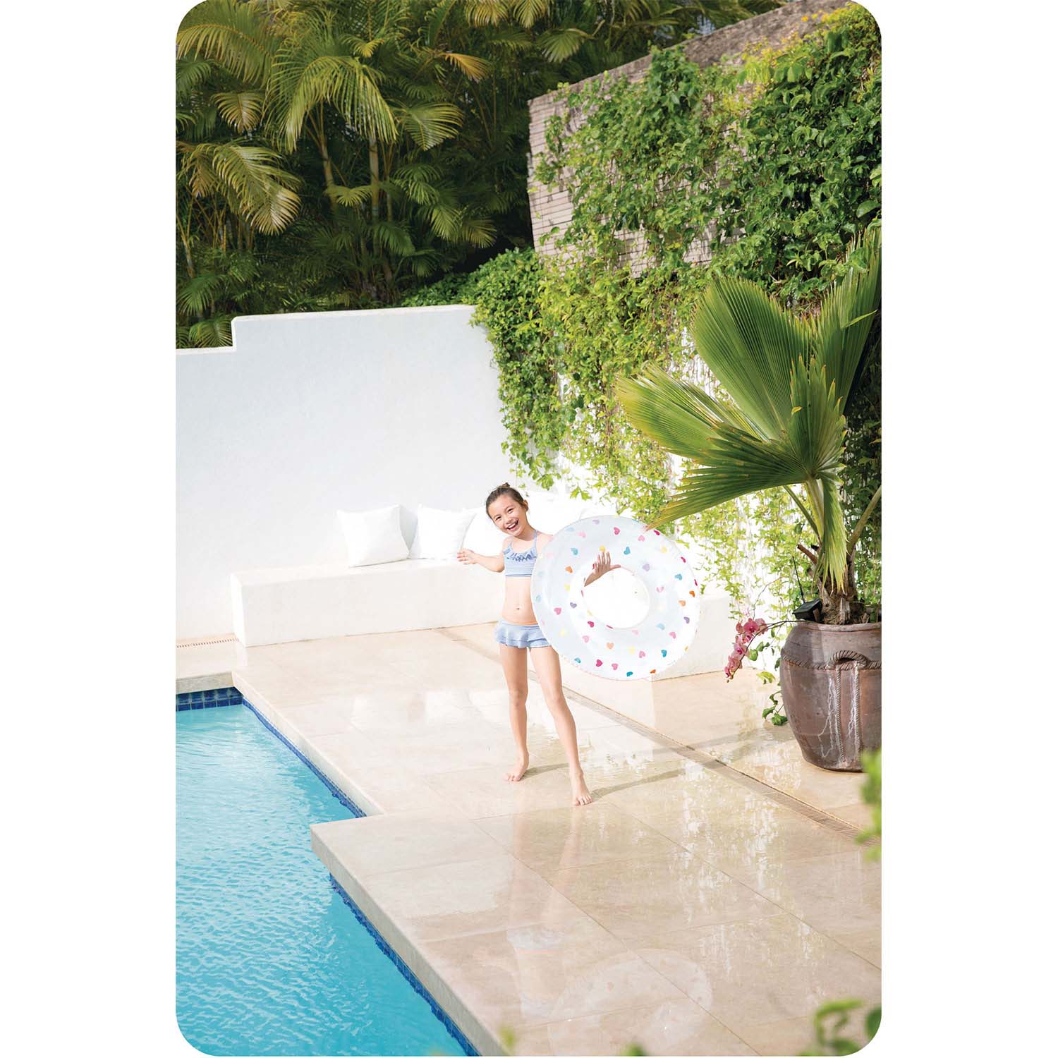 Südamekujuline ujumisrõngas 81 cm INTEX 59259 - Image 5