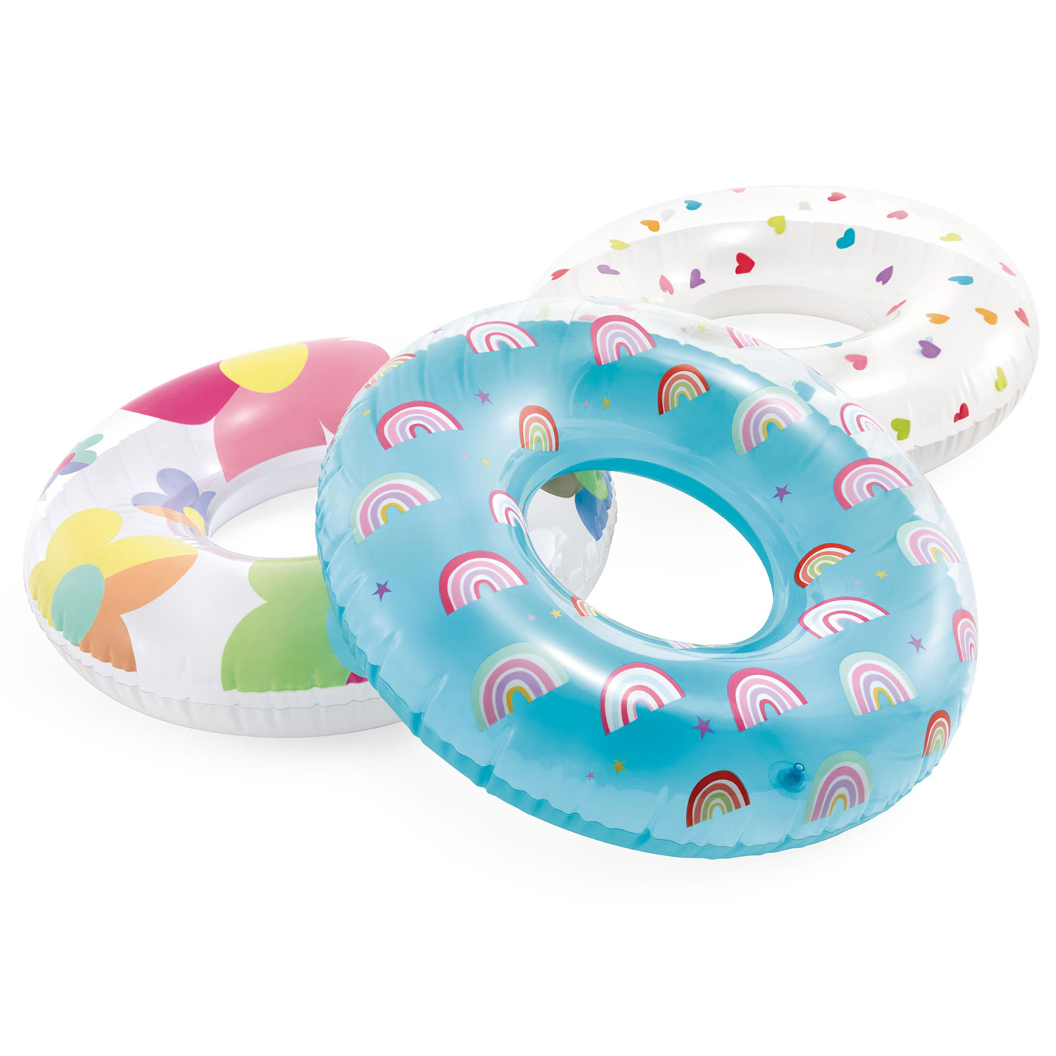 Vikerkaarevärviline ujumisrõngas 81 cm INTEX 59259 - Image 14