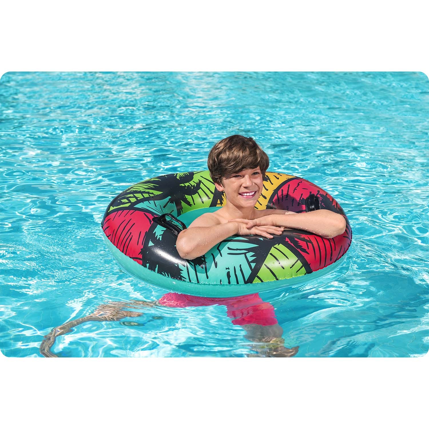 Türkiissinine ujumisrõngas 91 cm Bestway 36350 - Image 4