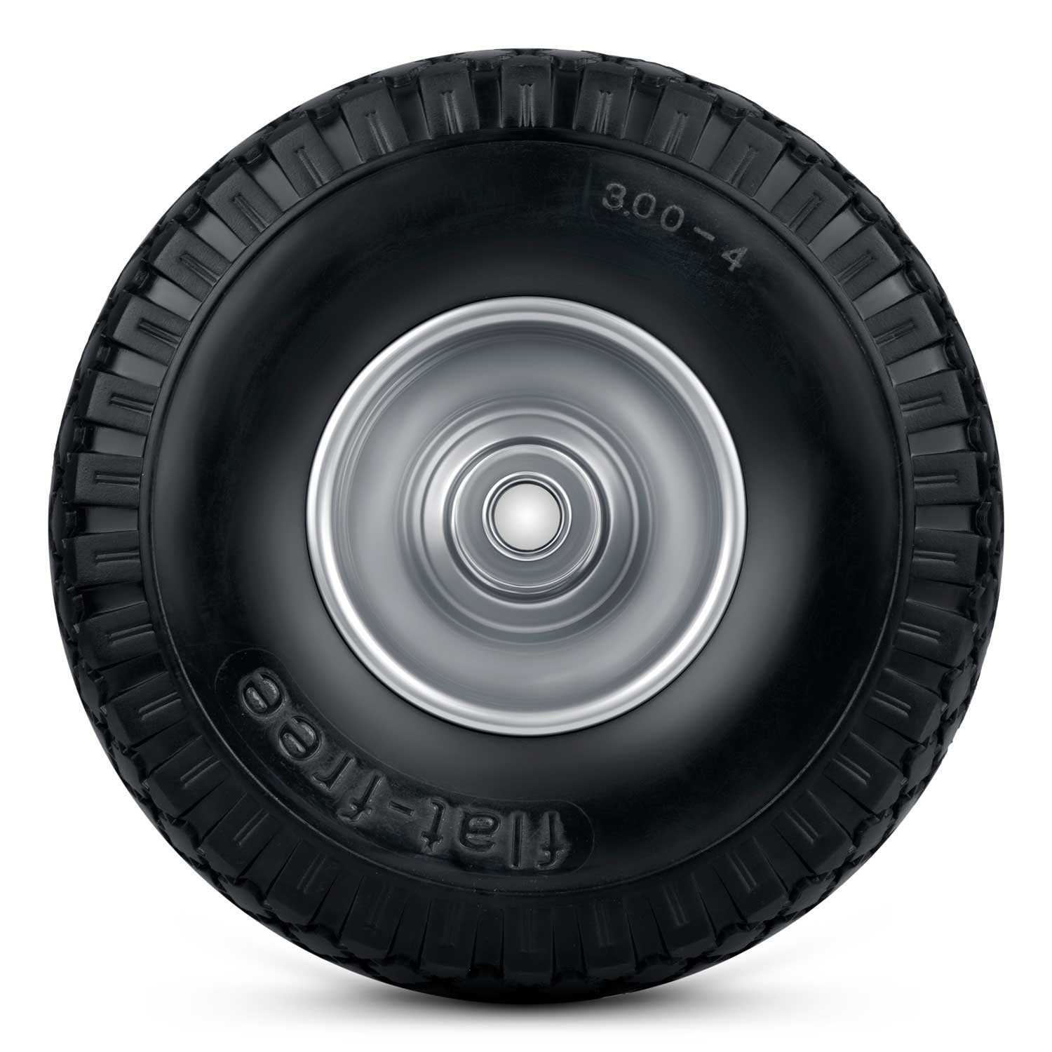 Tubeless käsikäru ratas 3.00-4 must ja hõbedane Humberg - Image 2