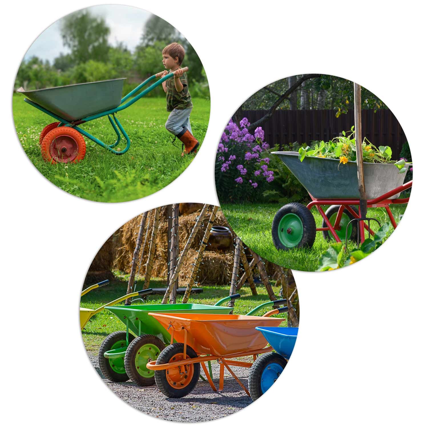 Tubeless käsikäru ratas 4.00-8 oranž ja valge - Image 6