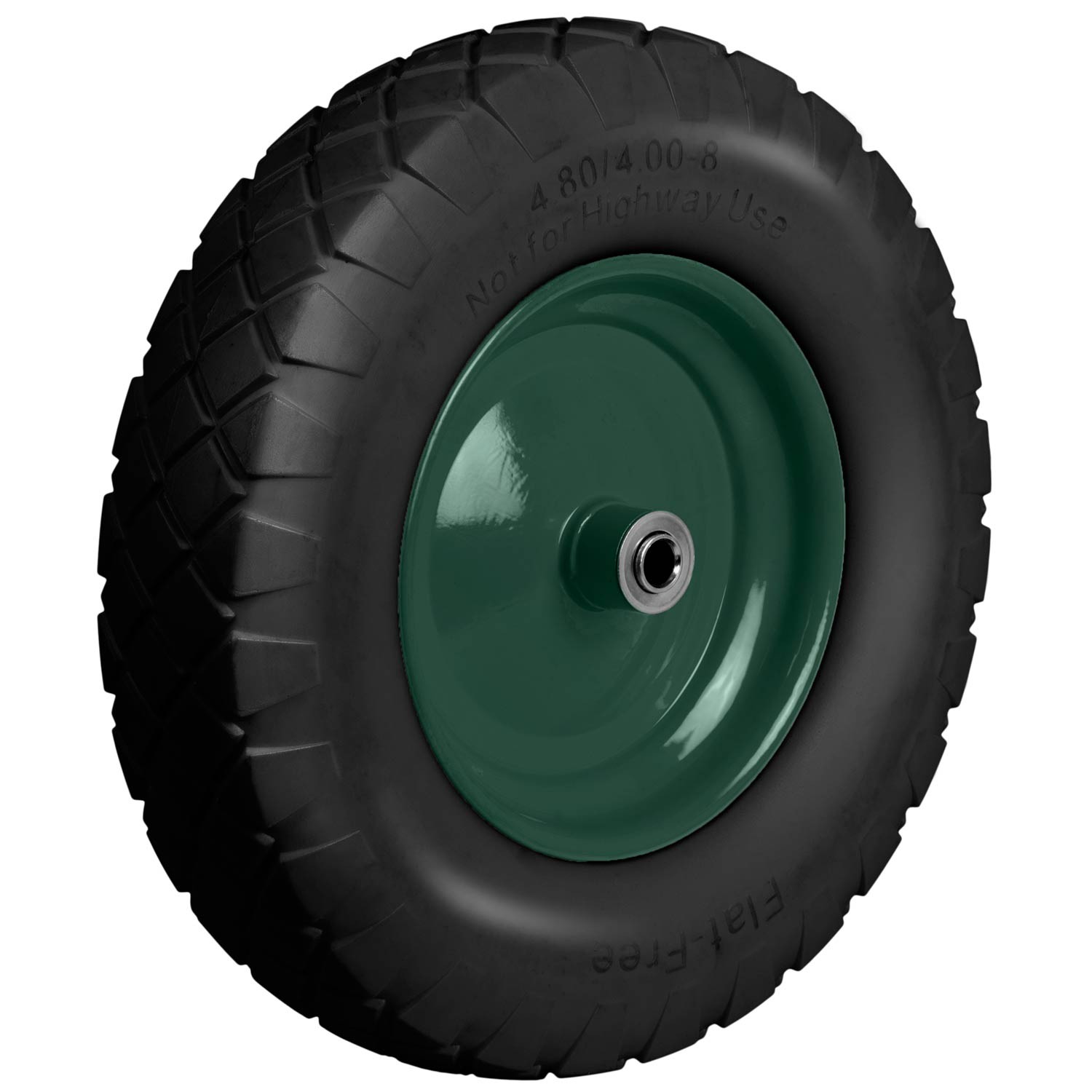 Tubeless käsikäru ratas 4.00-8 must ja roheline Humberg - Image 3