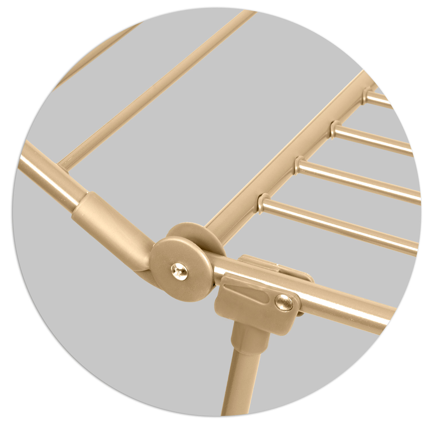 Debora pikendatav pesukuivati, kuldne, 19 m - Image 4