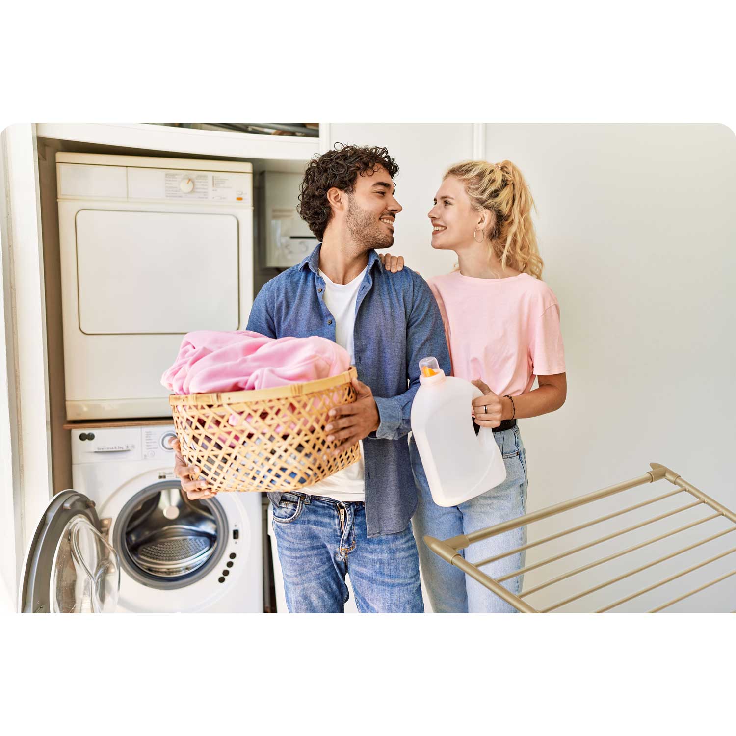 Debora pikendatav pesukuivati, kuldne, 19 m - Image 10