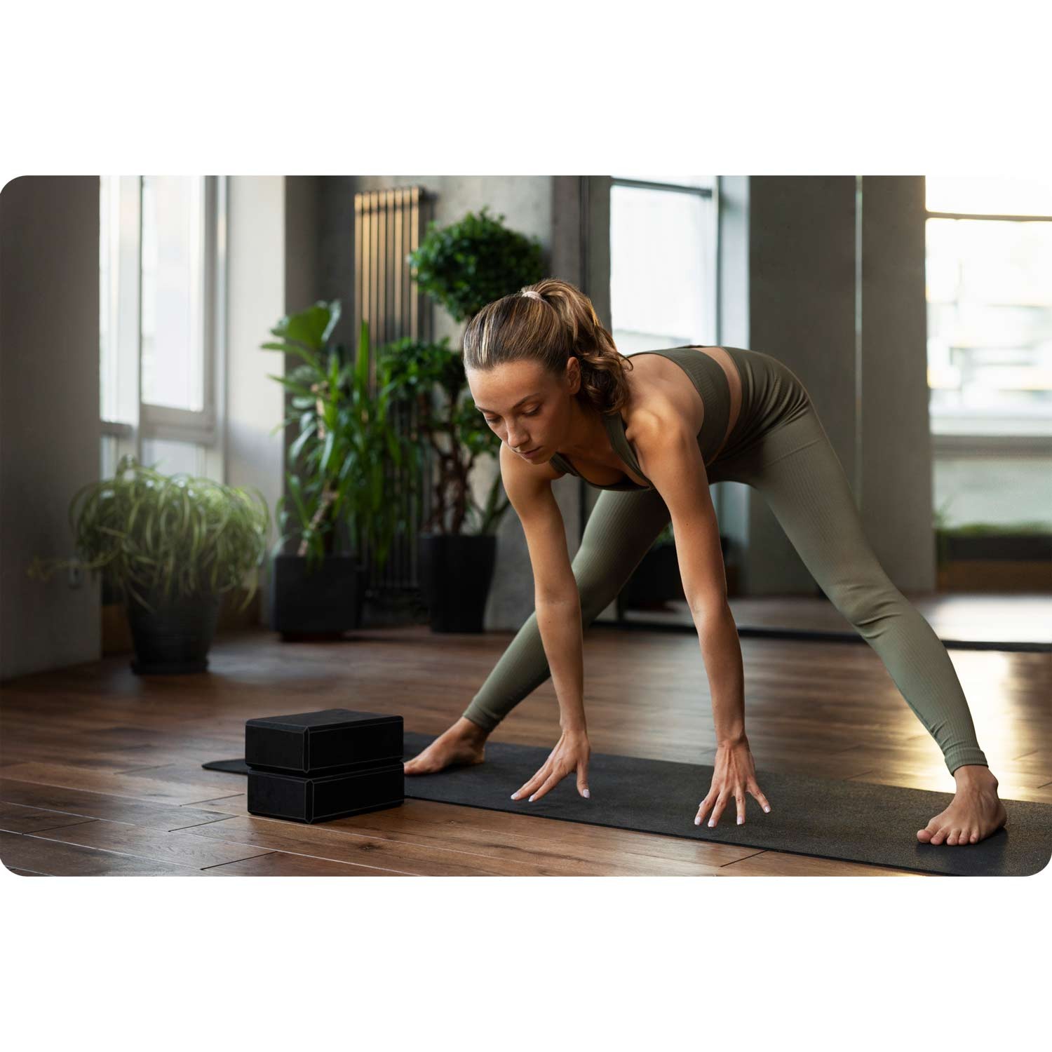 Jooga vahtkuup - 2 tk komplekt NS-962 must - Image 5