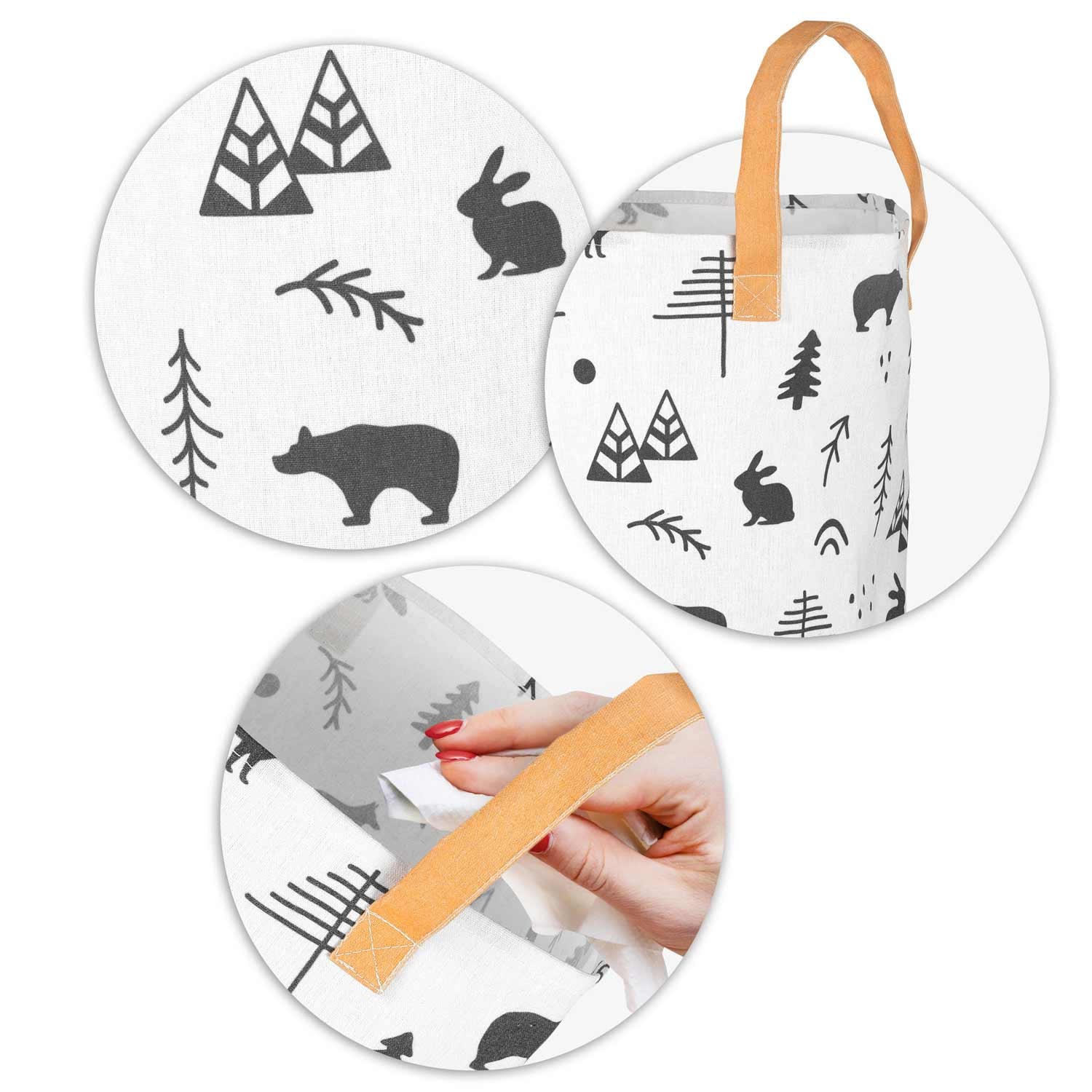 Nukido mänguasjakorv - valge - Image 5