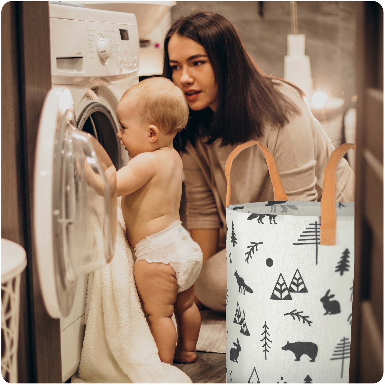 Nukido mänguasjakorv - valge - Image 7