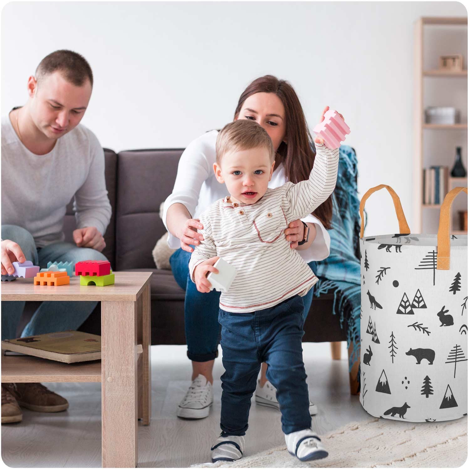 Nukido mänguasjakorv - valge - Image 8