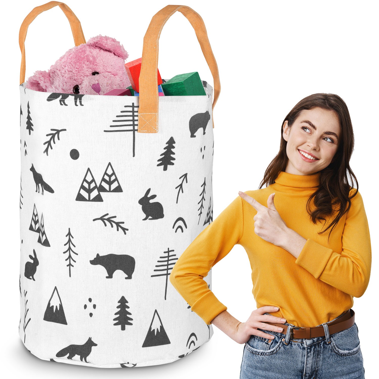 Nukido mänguasjakorv - valge - Image 11