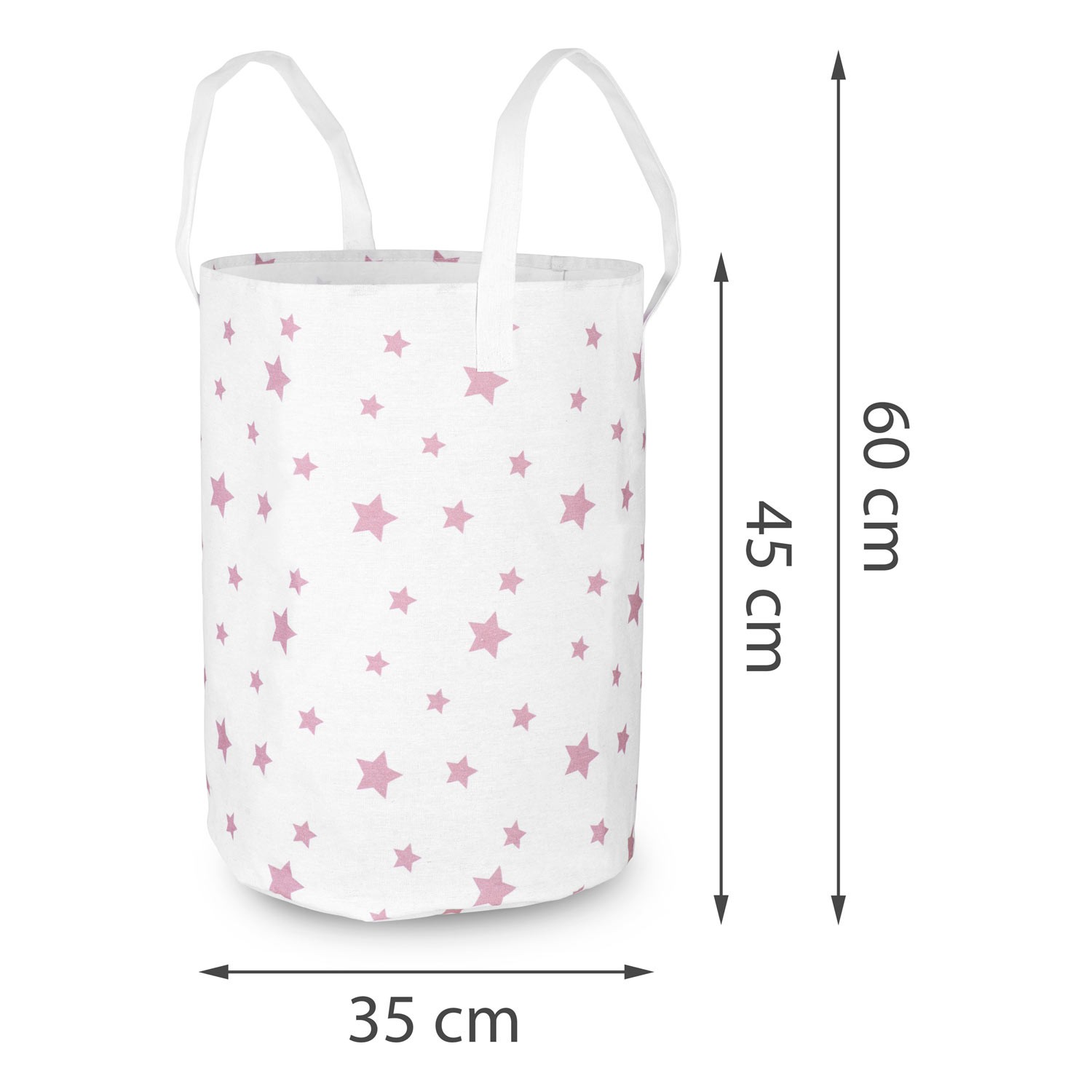 Nukido mänguasjakorv - valge tähtedega - Image 4