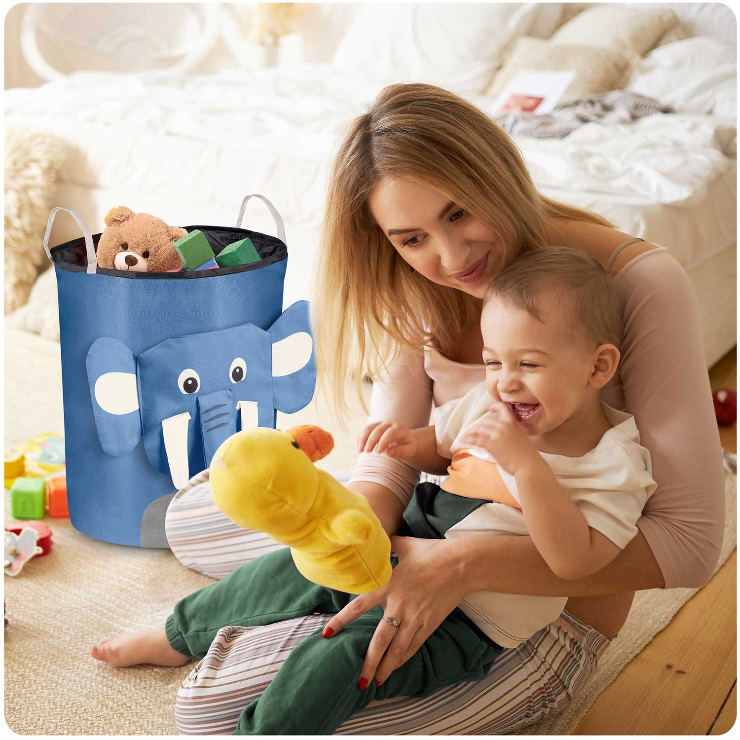 Nukido mänguasjakorv - sinine elevant - Image 13