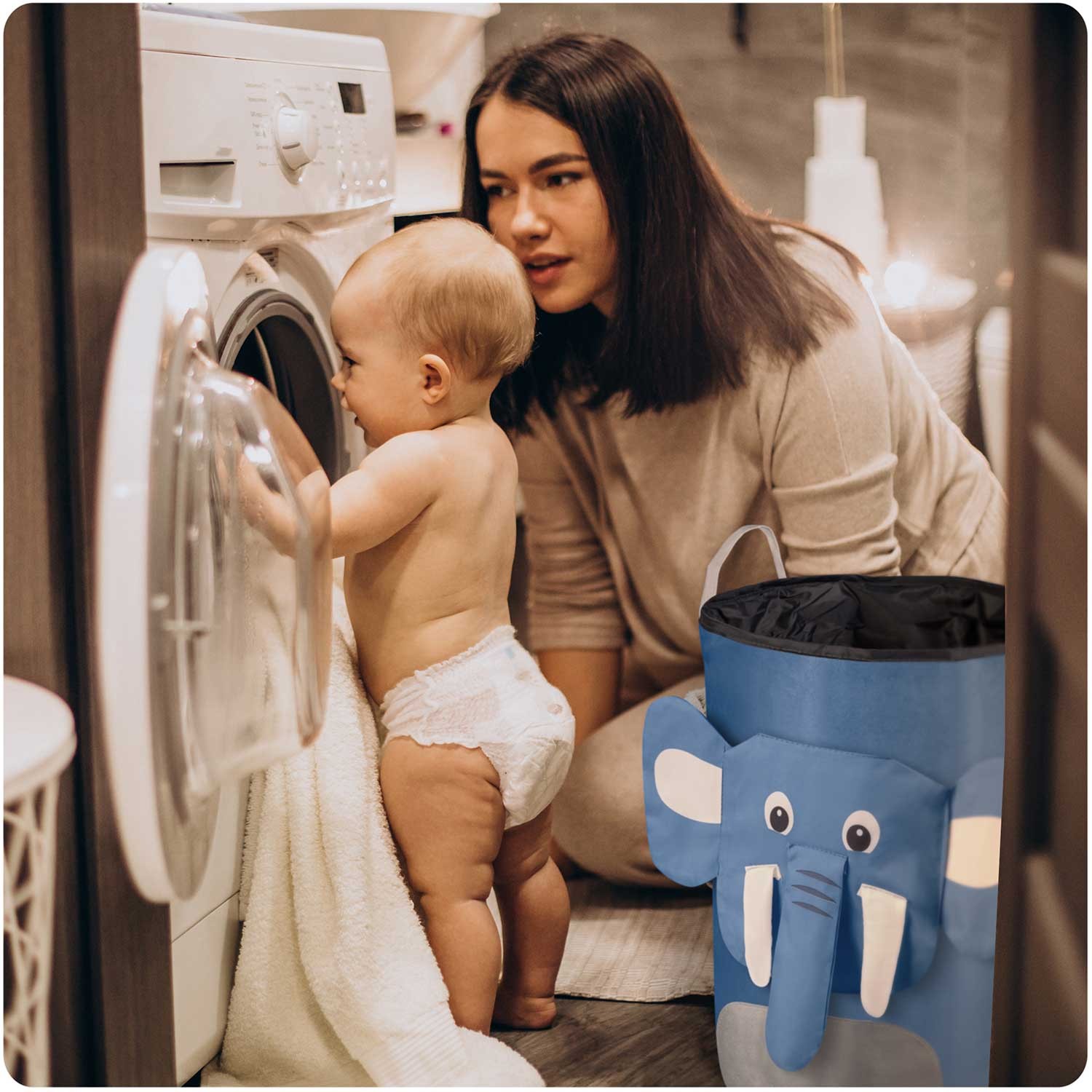 Nukido mänguasjakorv - sinine elevant - Image 12