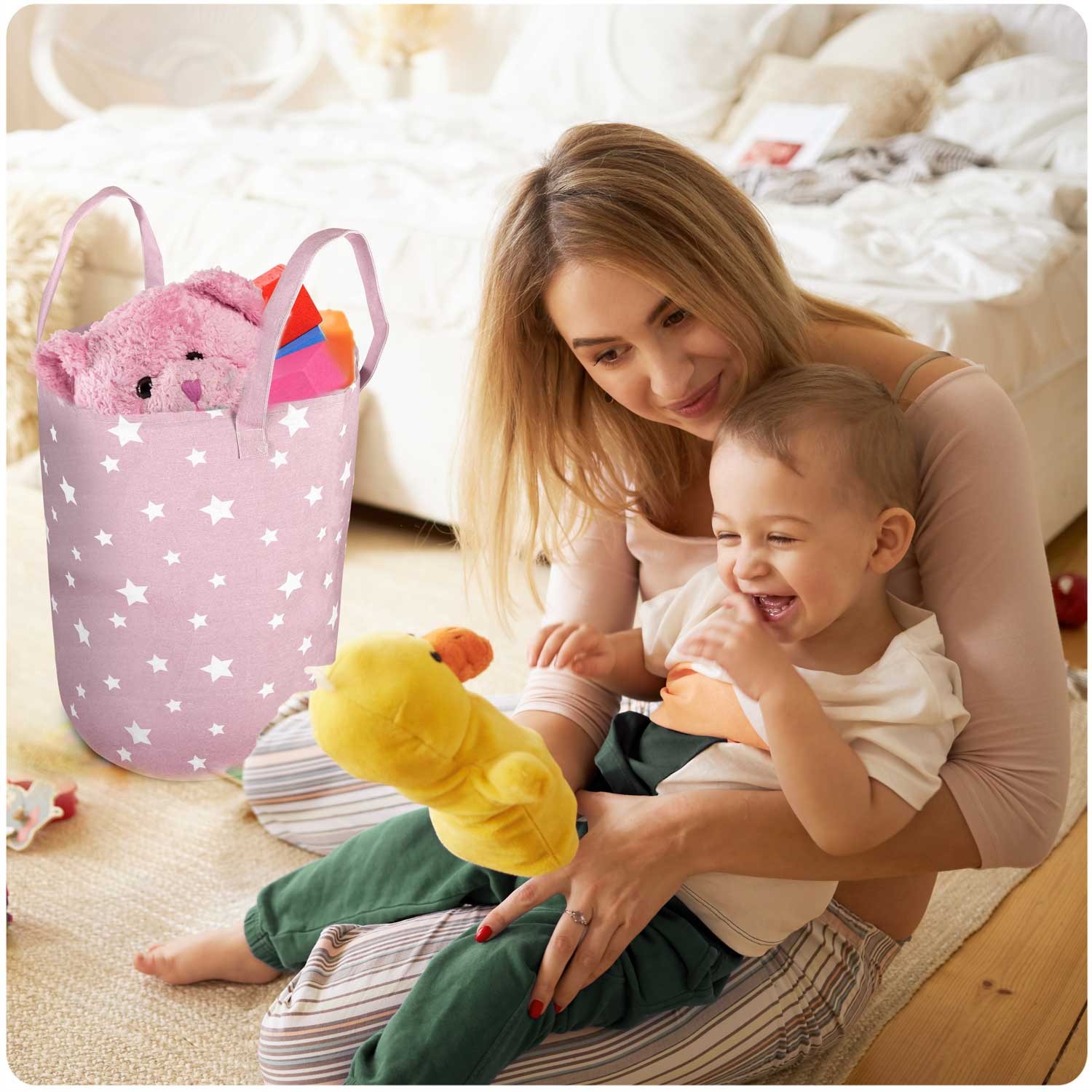 Nukido mänguasjakorv - roosa - Image 6