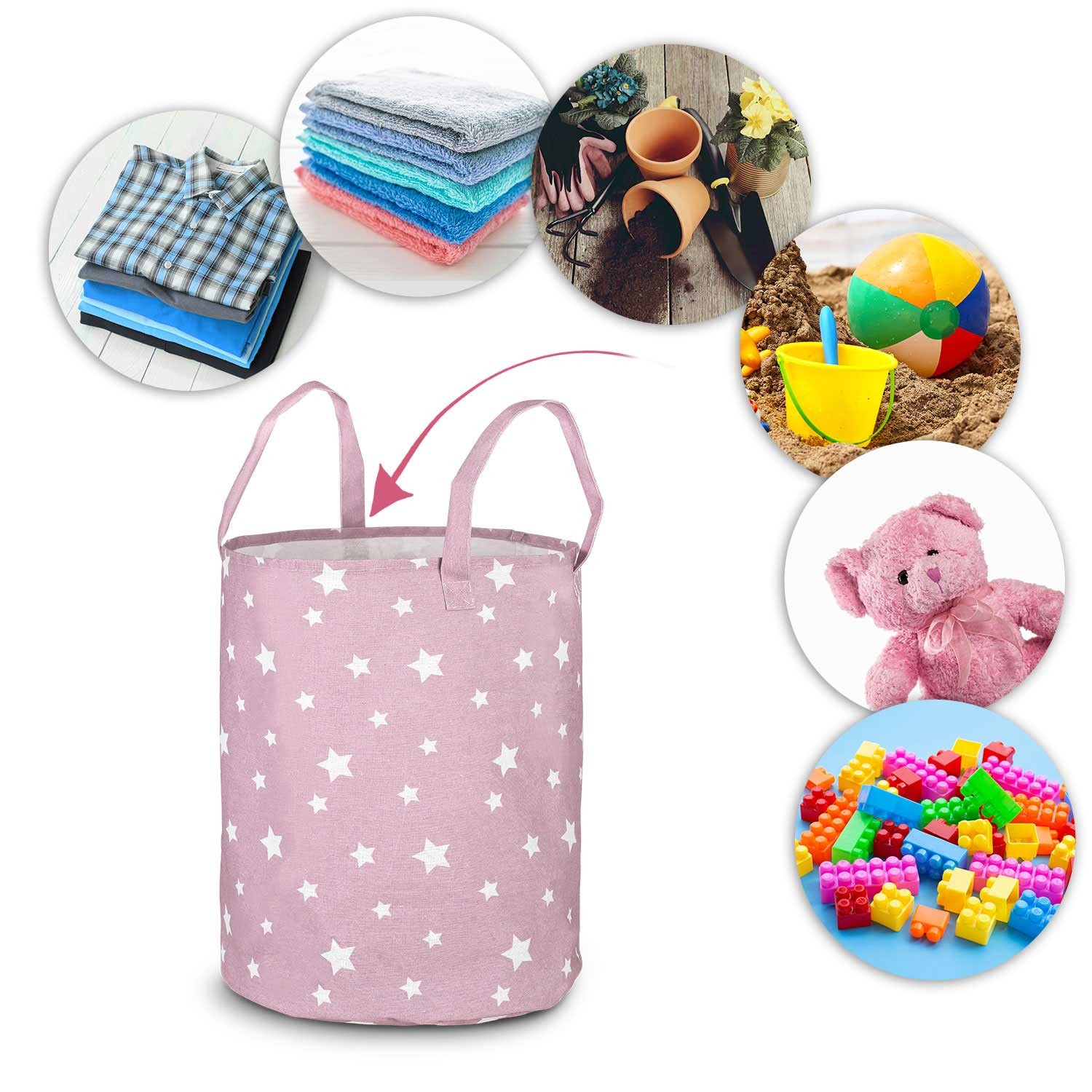 Nukido mänguasjakorv - roosa - Image 12