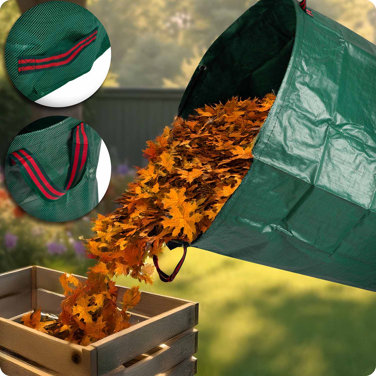 Aialehtede korv 272 l Plonos PL-524 roheline - Image 5