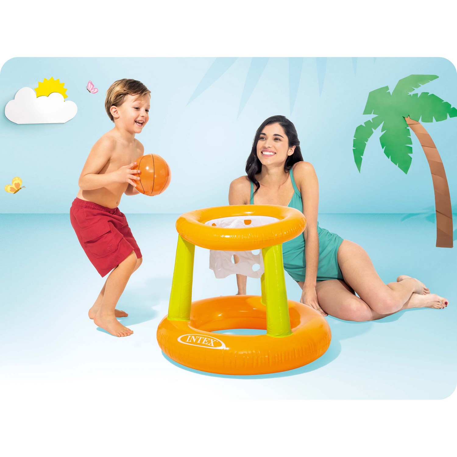 Basseini korvpall 62 x 56 x 83 cm INTEX 58504 - Image 3