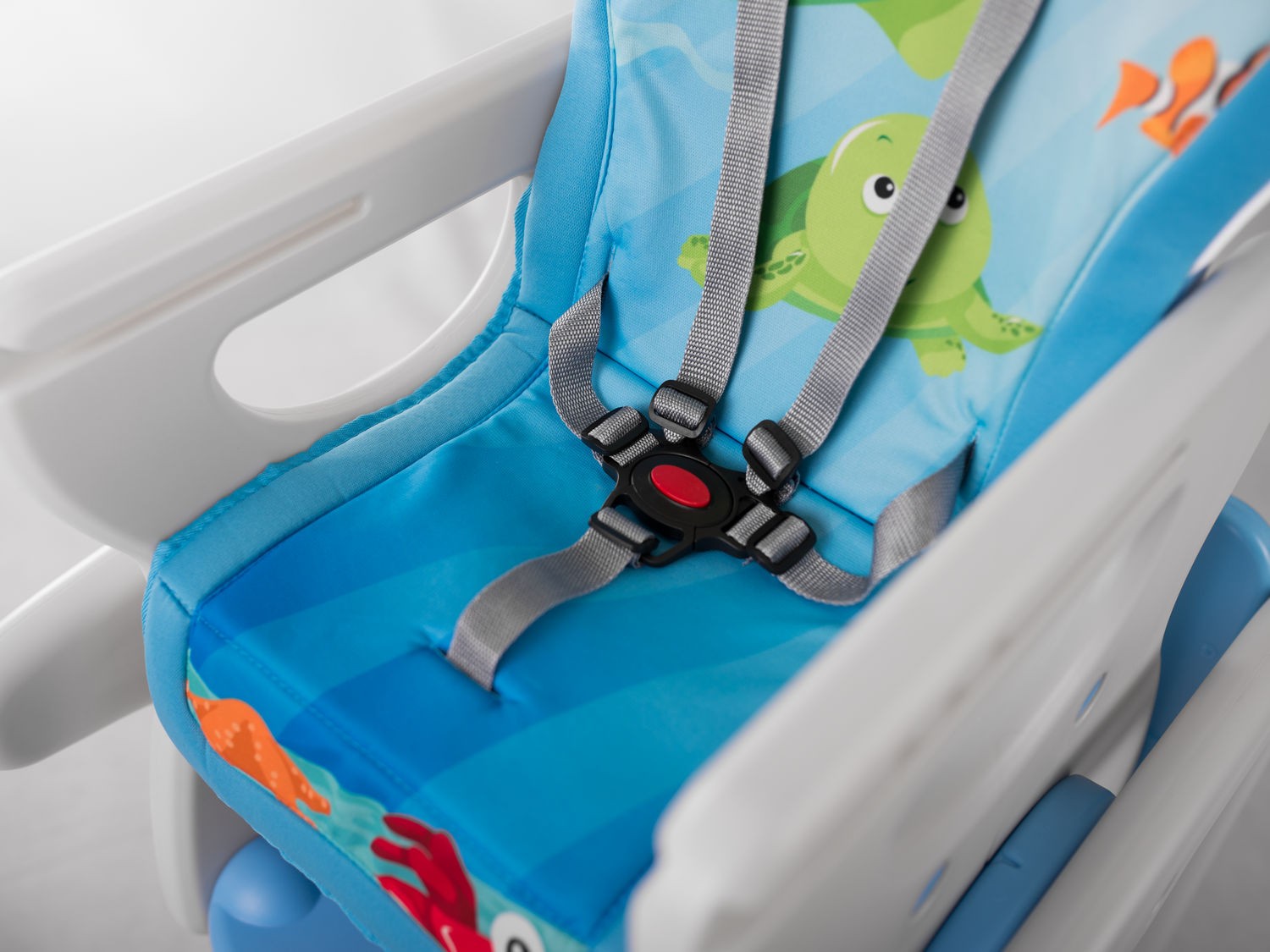 Ricokids Teri 3in1 beebisöögitool, hall ja sinine - Image 5