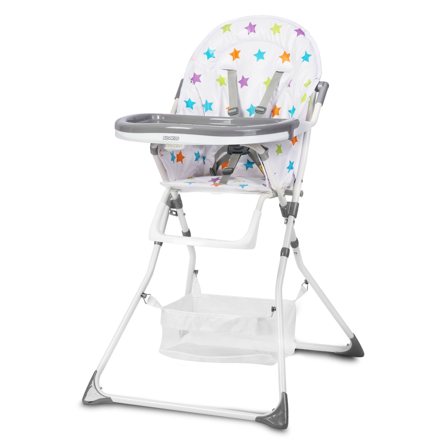 Eldo söötmistool, valge ja hall tähtedega - Image 3