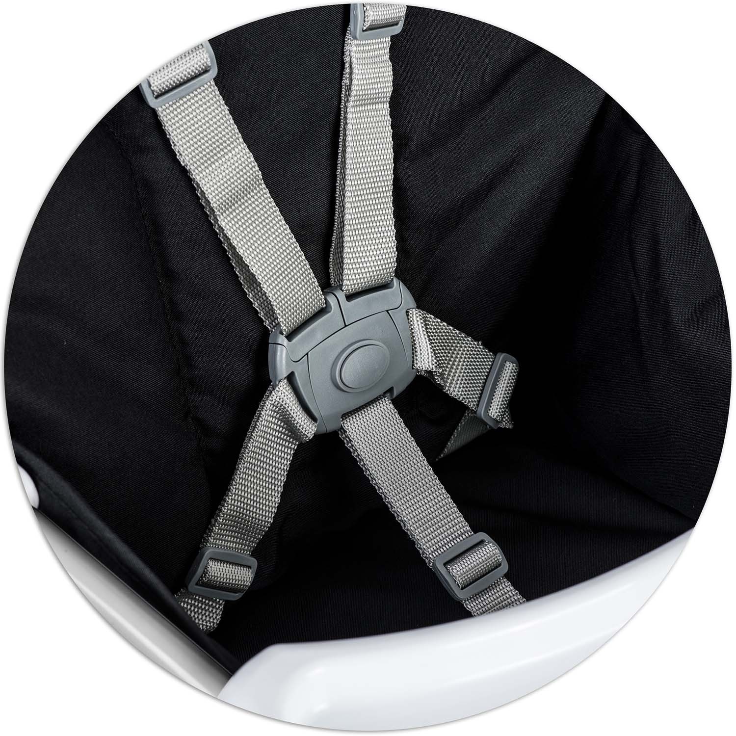 Fando 7067 söötmistool, hall ja must - Image 8