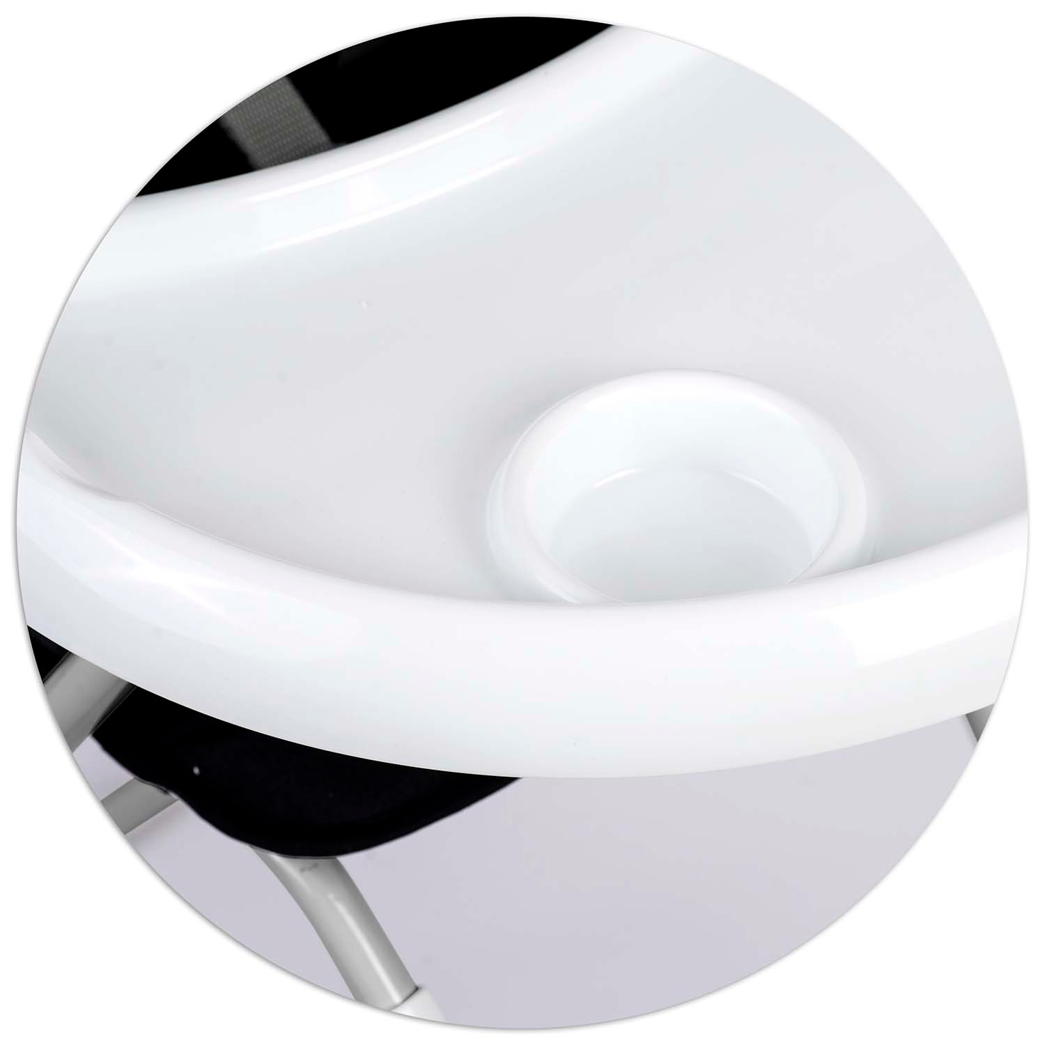 Fando 7067 söötmistool, hall ja must - Image 7