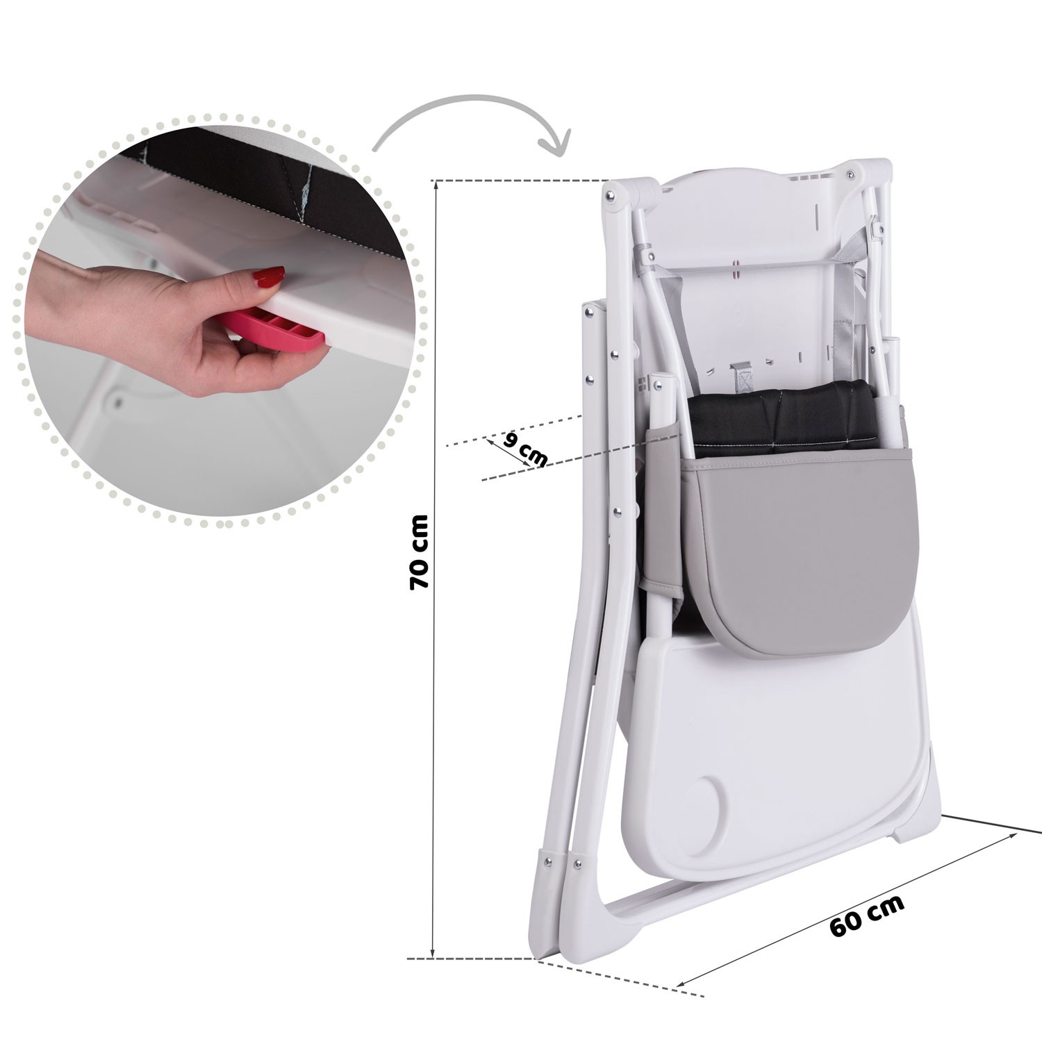 Nuco valge söögitool - Image 3