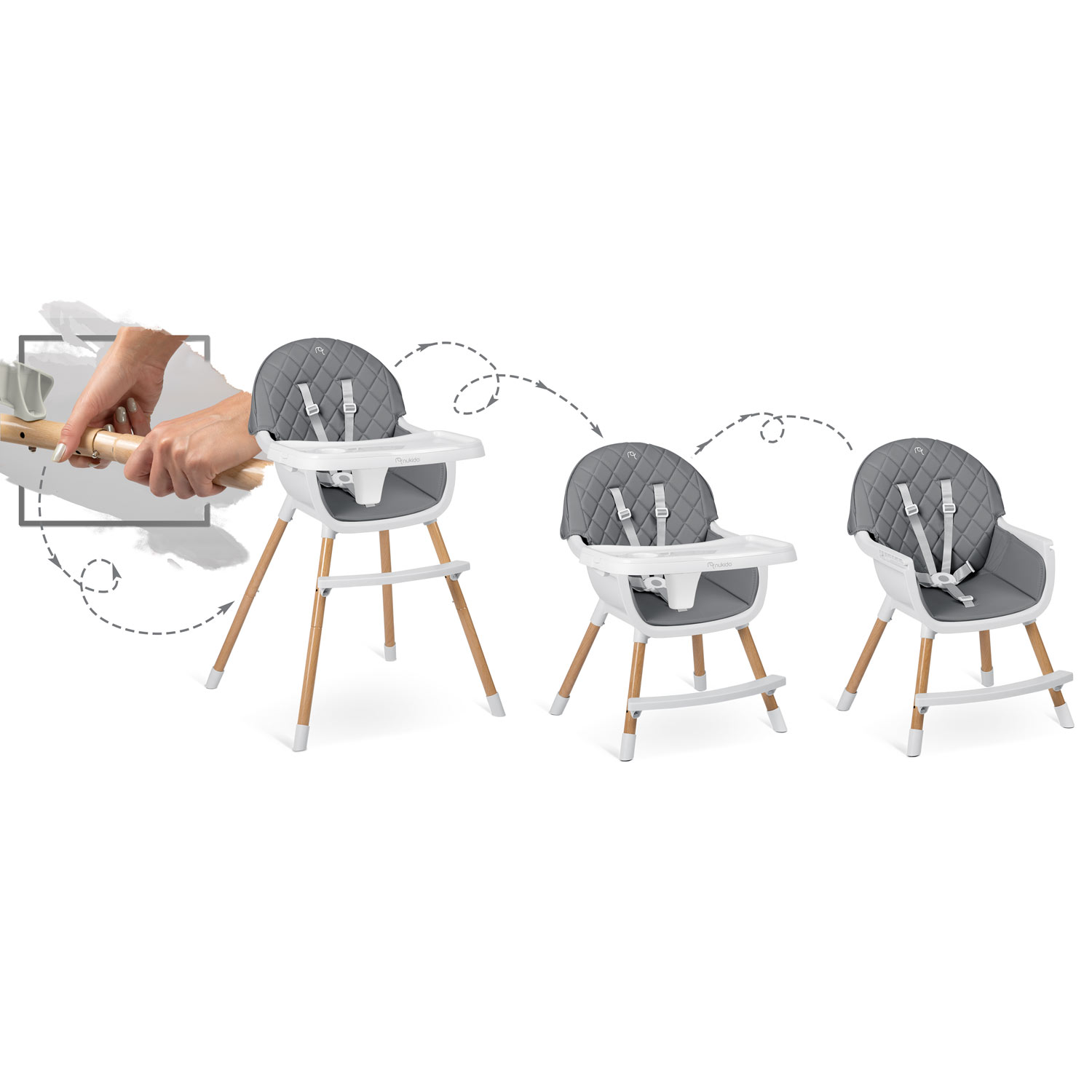 Nukido Lilo söögitool hall - Image 11