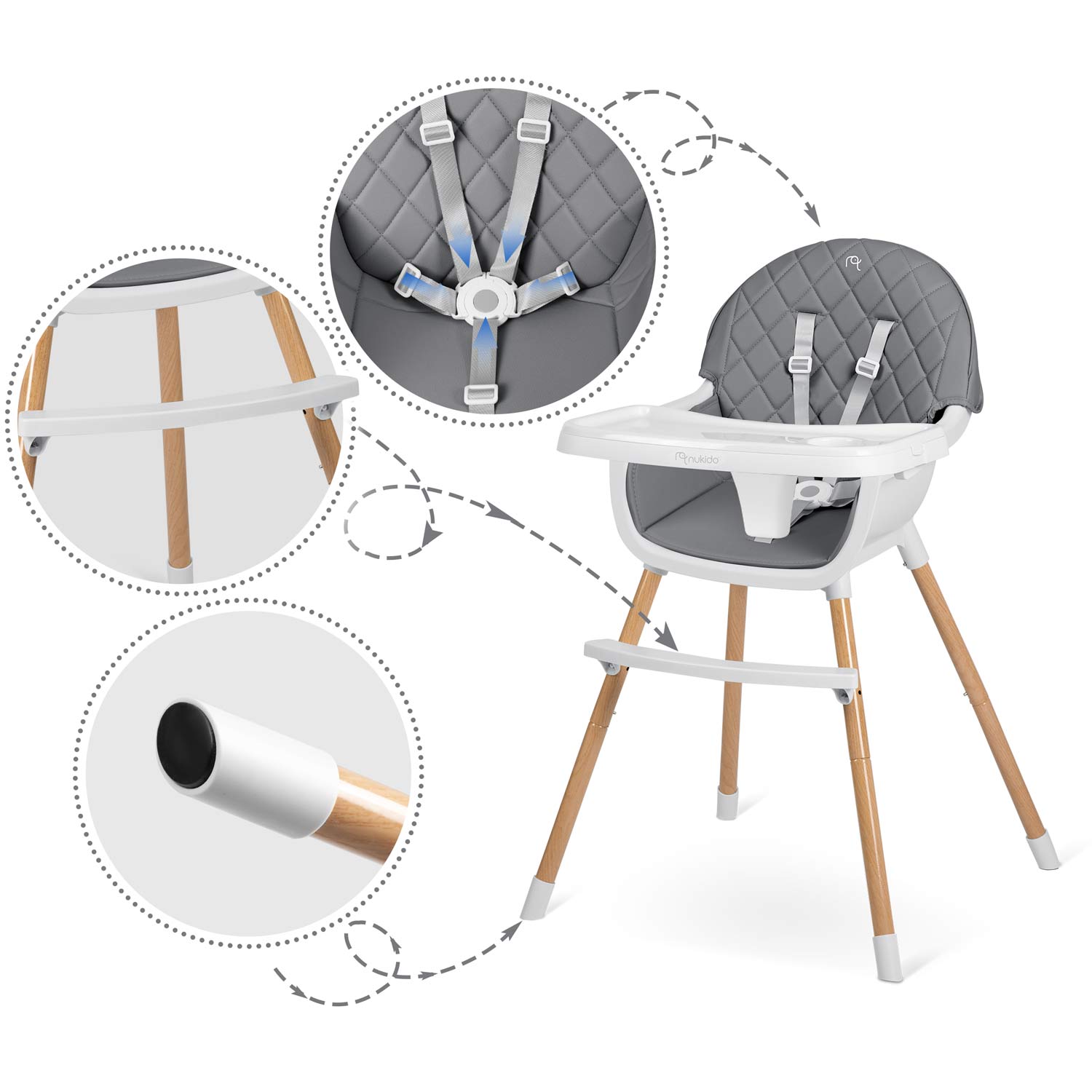 Nukido Lilo söögitool hall - Image 12