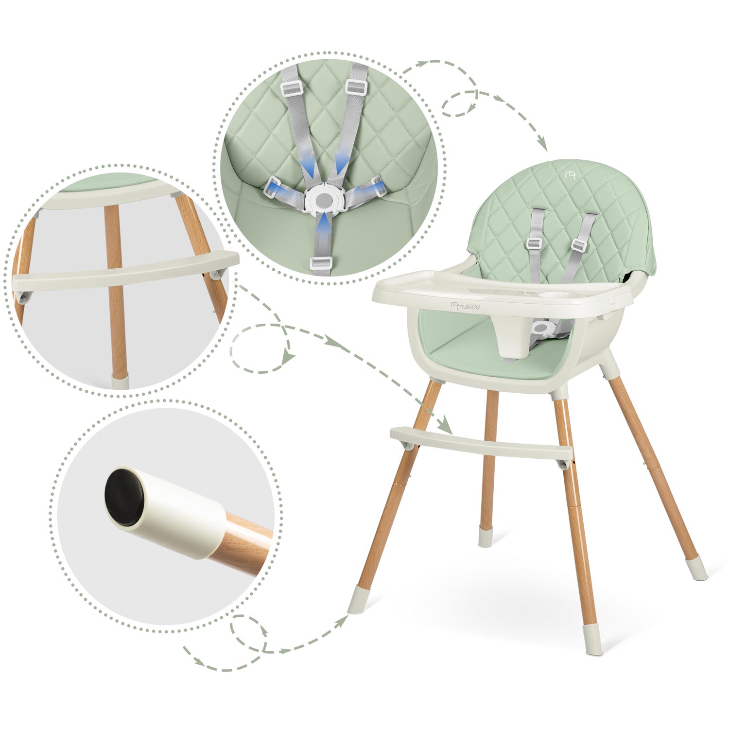 Nukido Lilo Mint söögitool - Image 12