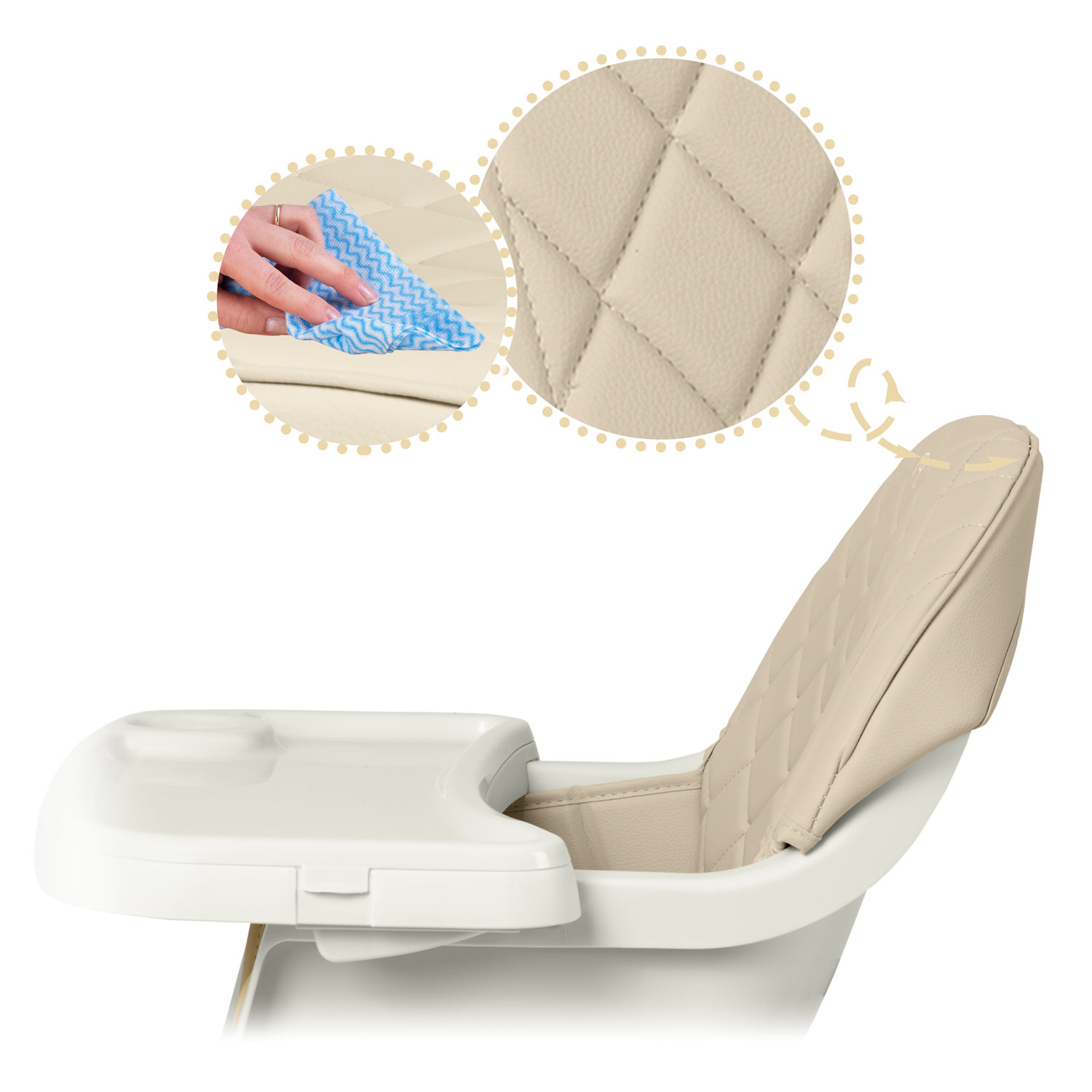 Nukido Lilo Beige söögitool - Image 9